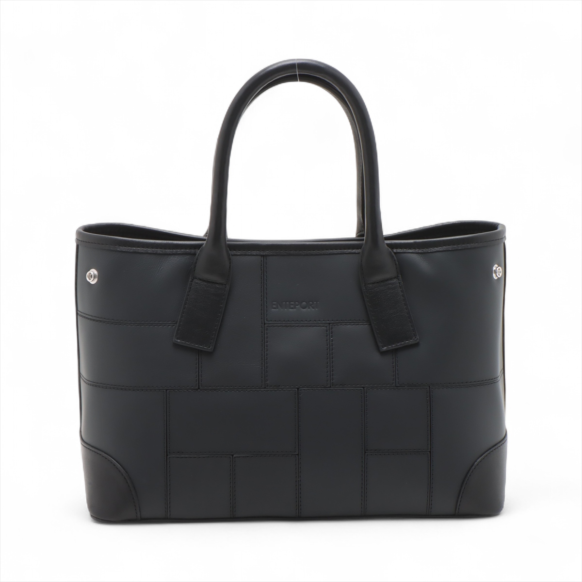Horizon TOTE BAG Leather S BLACK