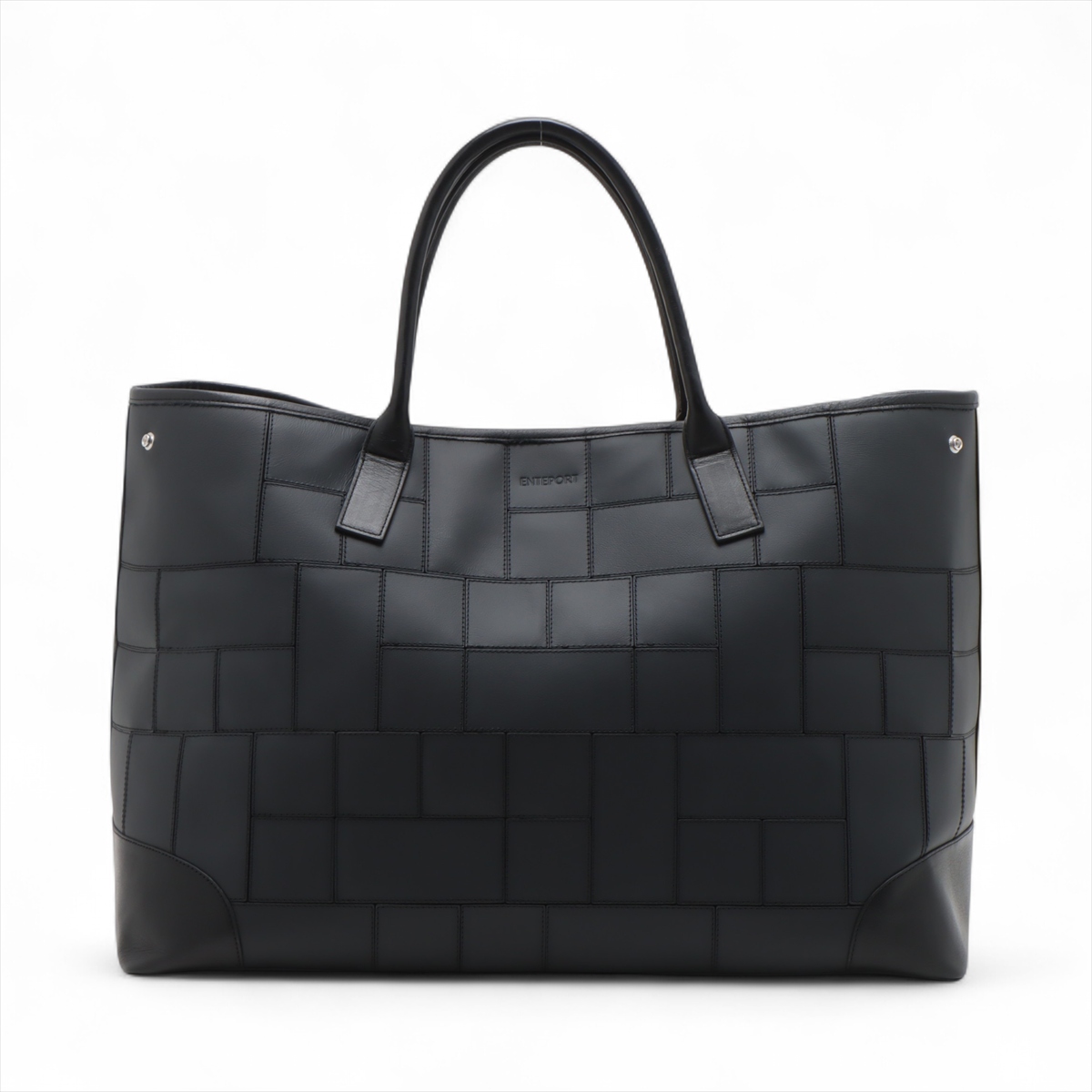 Horizon TOTE BAG Leather L BLACK