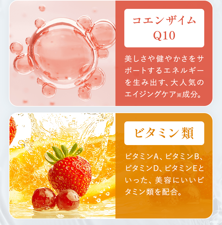 コエンザイムQ10 ビタミン類