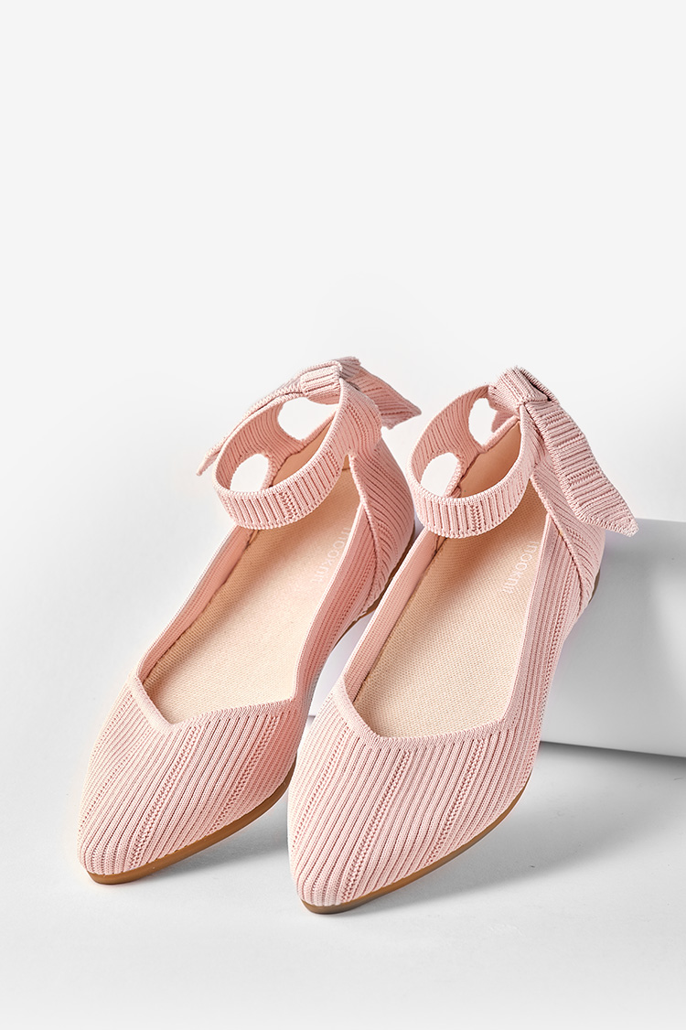 Soiree Flats Nude Pink