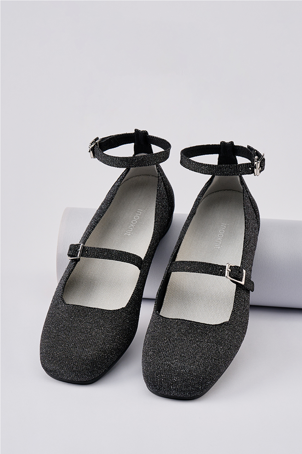 Dreamy Starry Flats Midnight Black