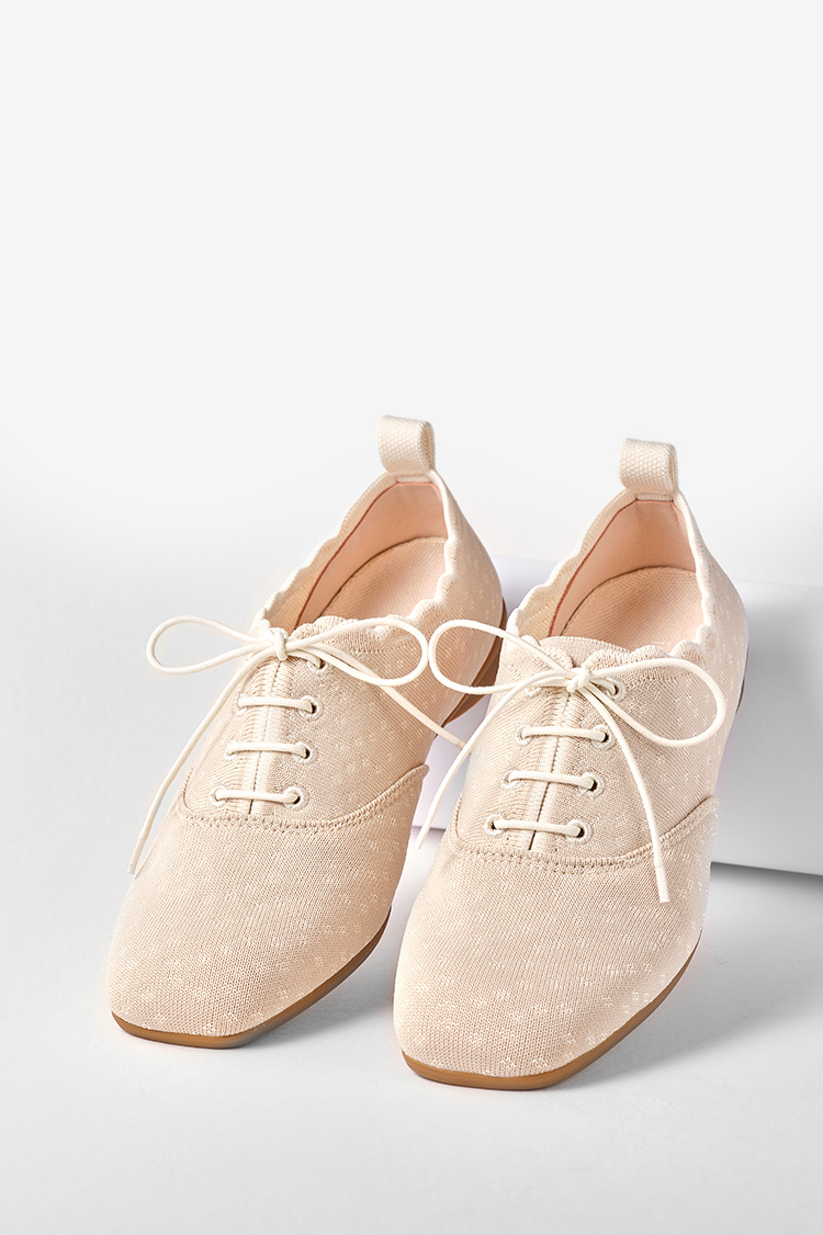 Romance Oxfords Linen Beige
