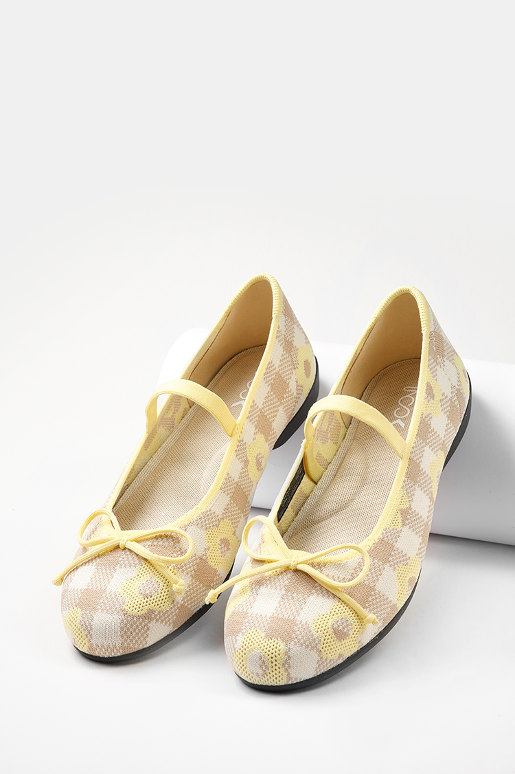 Mini Park Flats Khaki  Gingham
