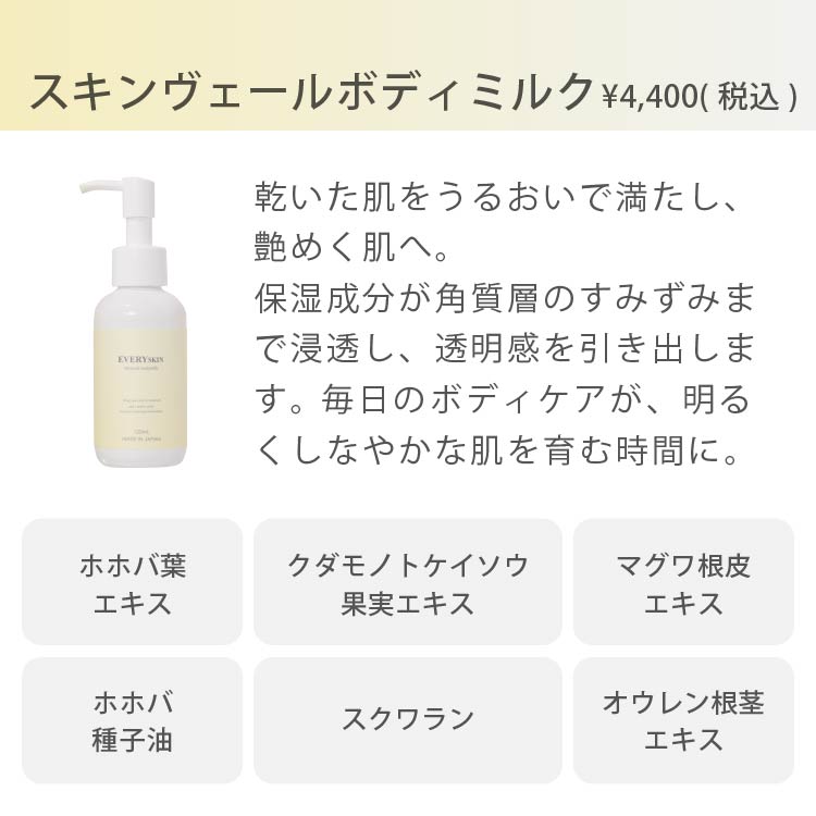 スキンヴェールボディミルク