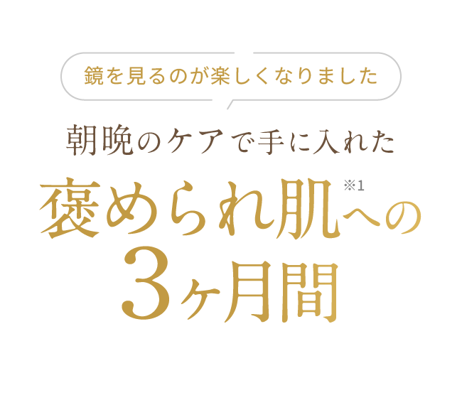 鏡を見るのが楽しくなりました 朝晩のケアで手に入れた褒められ肌への3ヶ月間