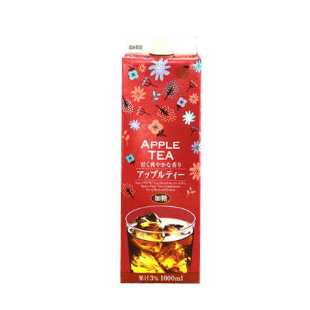 ジーエスフード　アップルティー（加糖）　1L