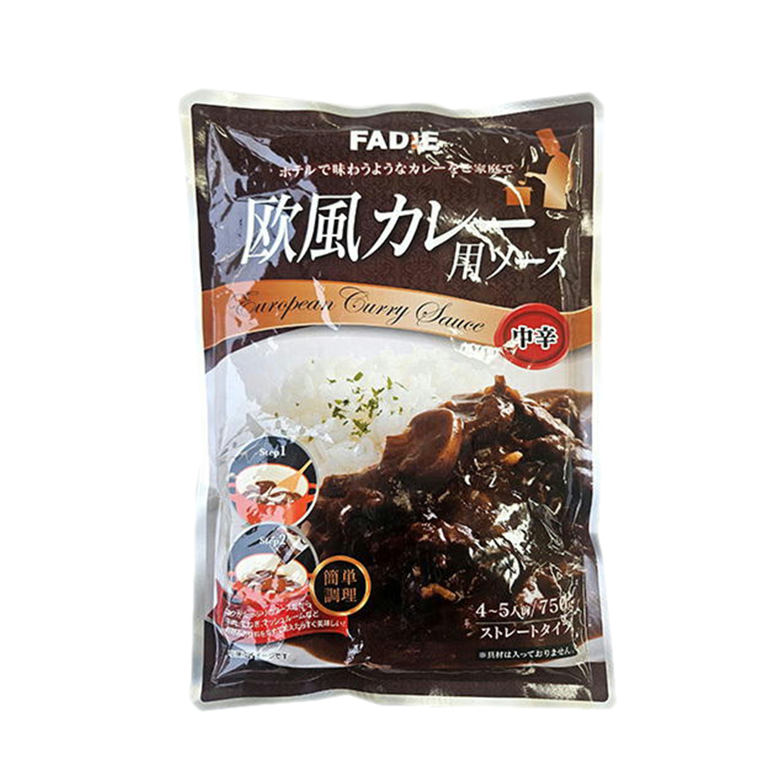 ファディ 欧風カレー用ソース 750g(4-5人前)