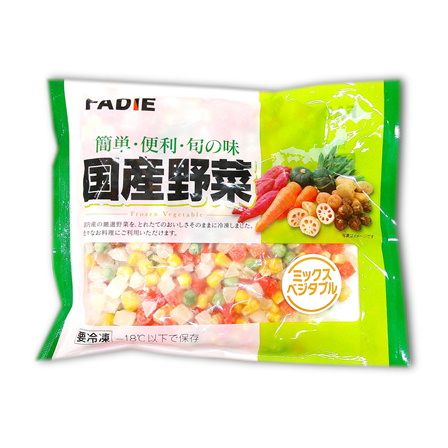 【国産野菜】ファディ 国産野菜 ミックスベジタブル 300g