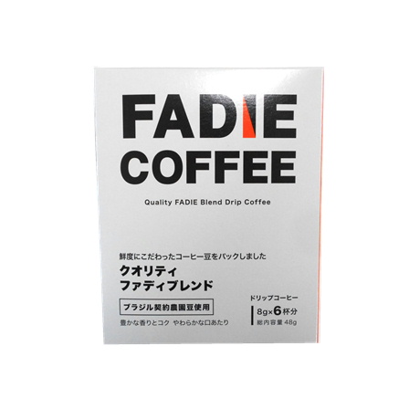 ファディ ドリップコーヒークオリティファディブレンド 8g×6