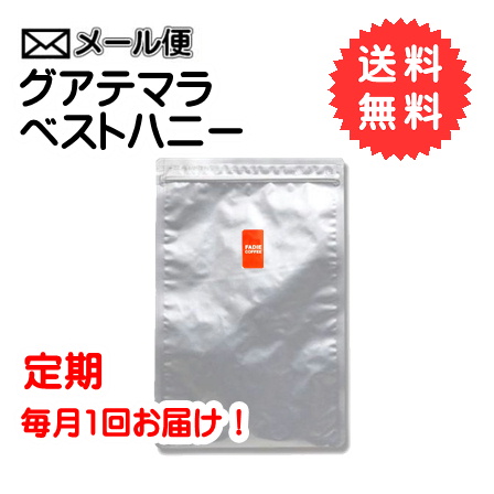 【定期購入】 グアテマラベストハニー 300g (契約農園) 【送料無料】（メール便） 形状（豆or粉）: 豆