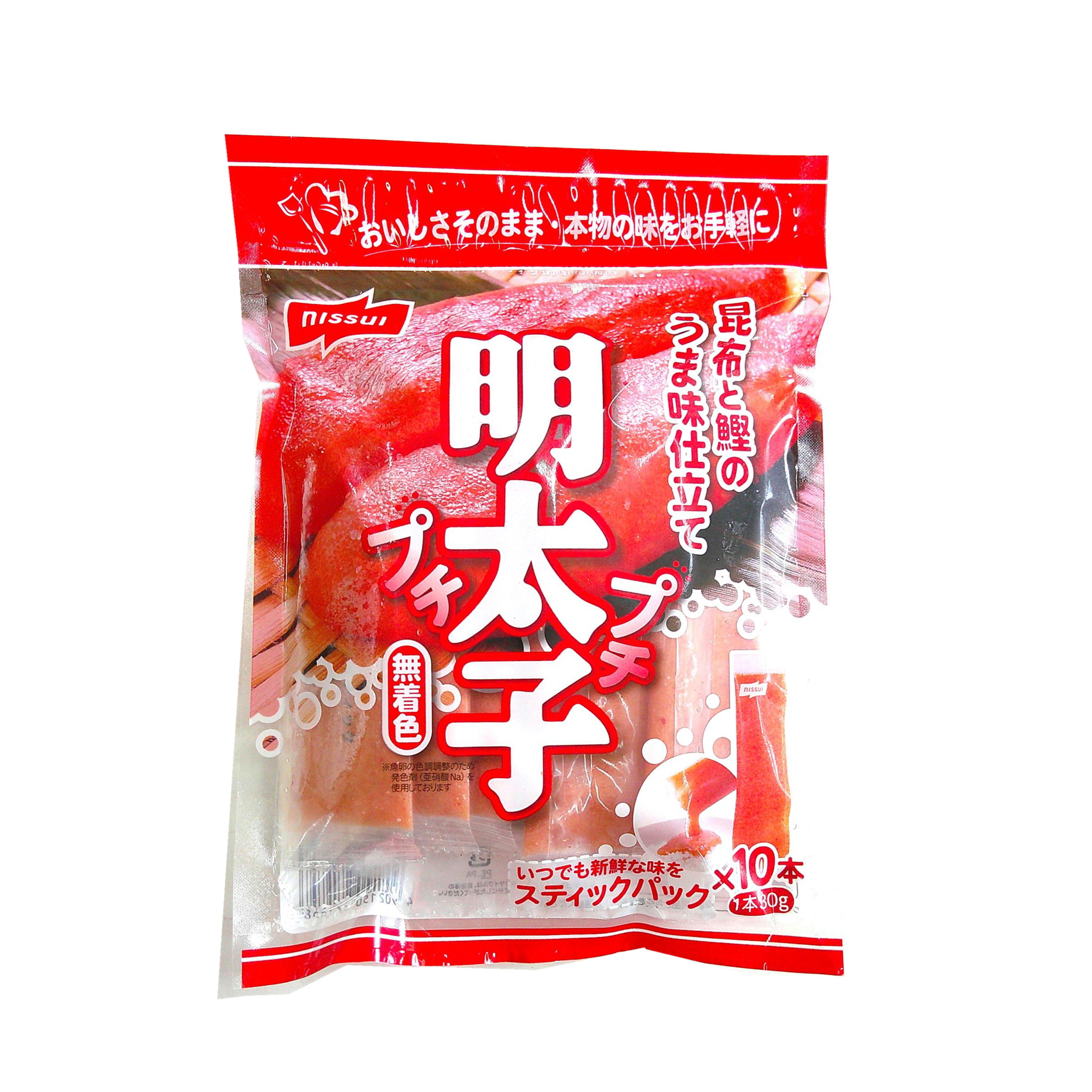 ニッスイ　プチプチ食感の明太子スティック　30ｇ×10