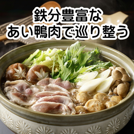 アマタケ 岩手県産あい鴨　鴨鍋セット 400ｇ【年末限定商品】