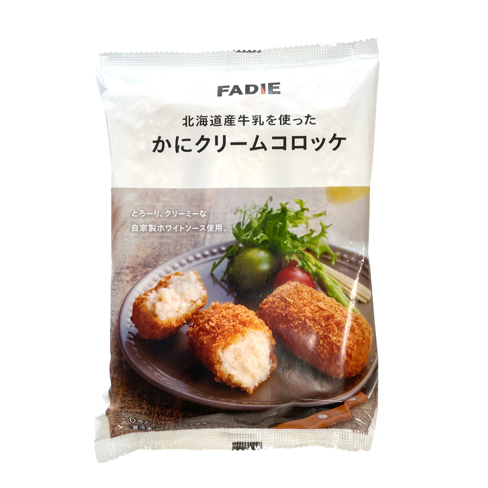 ファディ 北海道産牛乳を使ったかにクリームコロッケ 360g(6個)