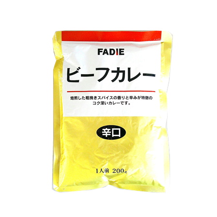 ファディ ビーフカレー 辛口(200g 一人前)