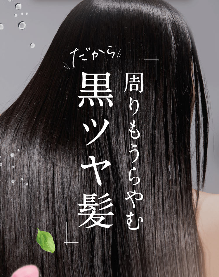 周りもうらやむ黒ツヤ髪
