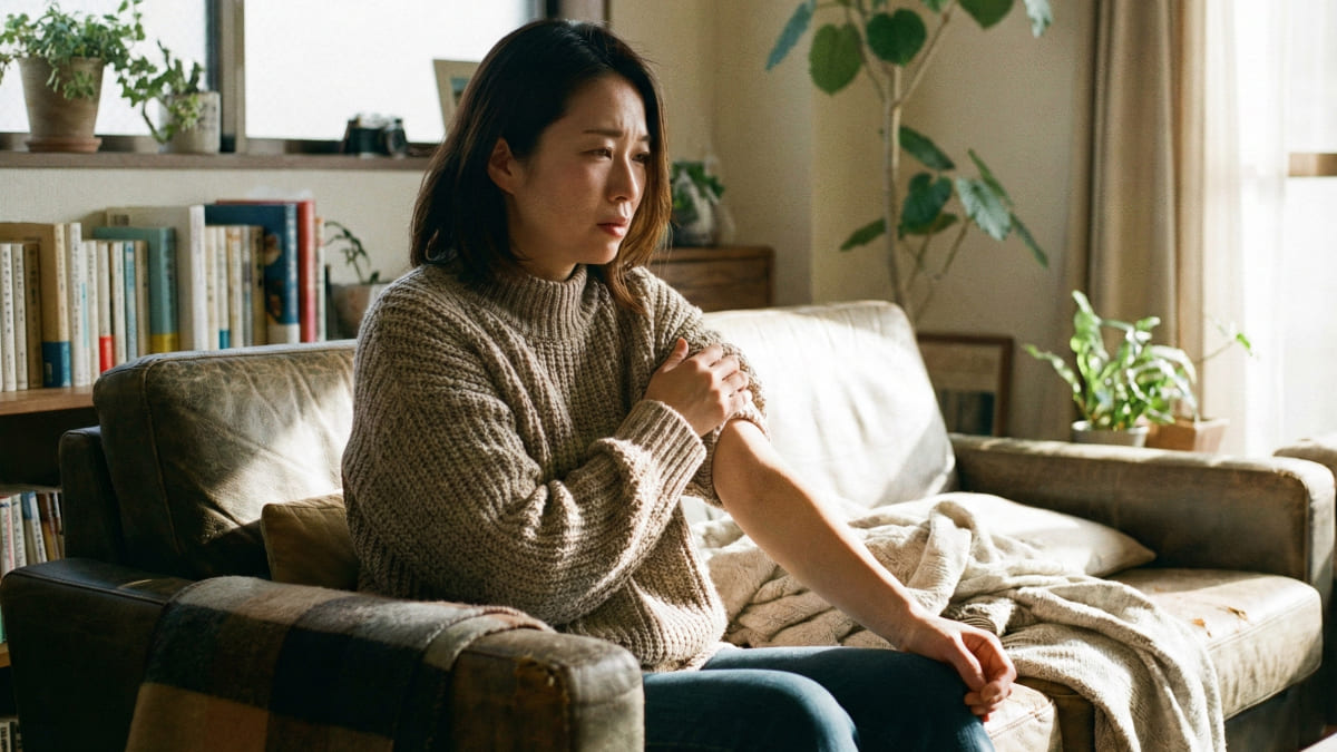 二の腕ケアのイメージ