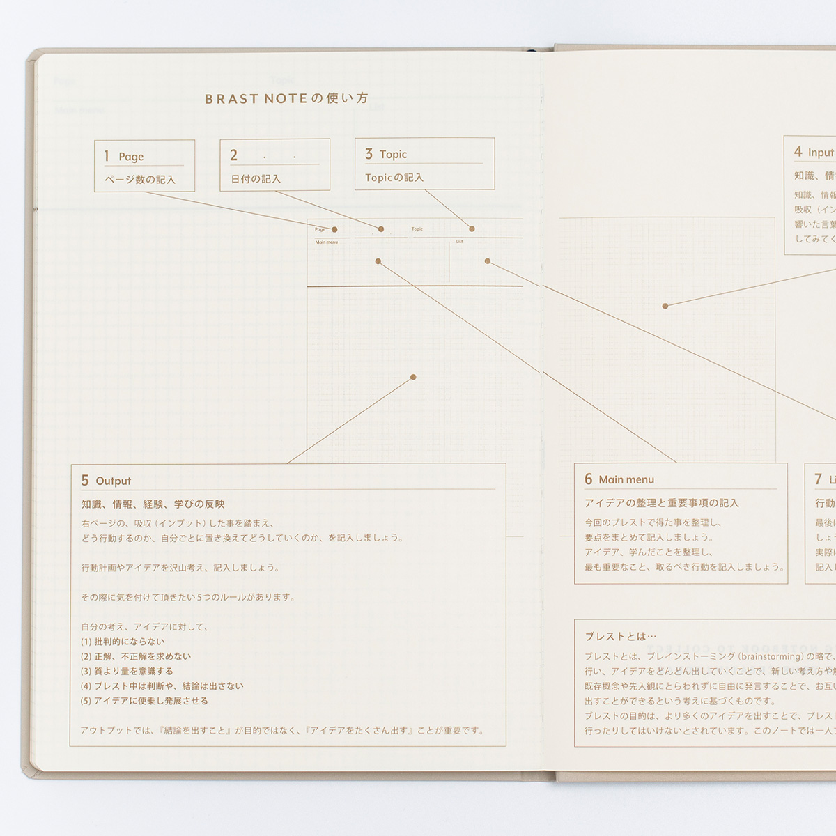 BRAST NOTE 手鏡セット