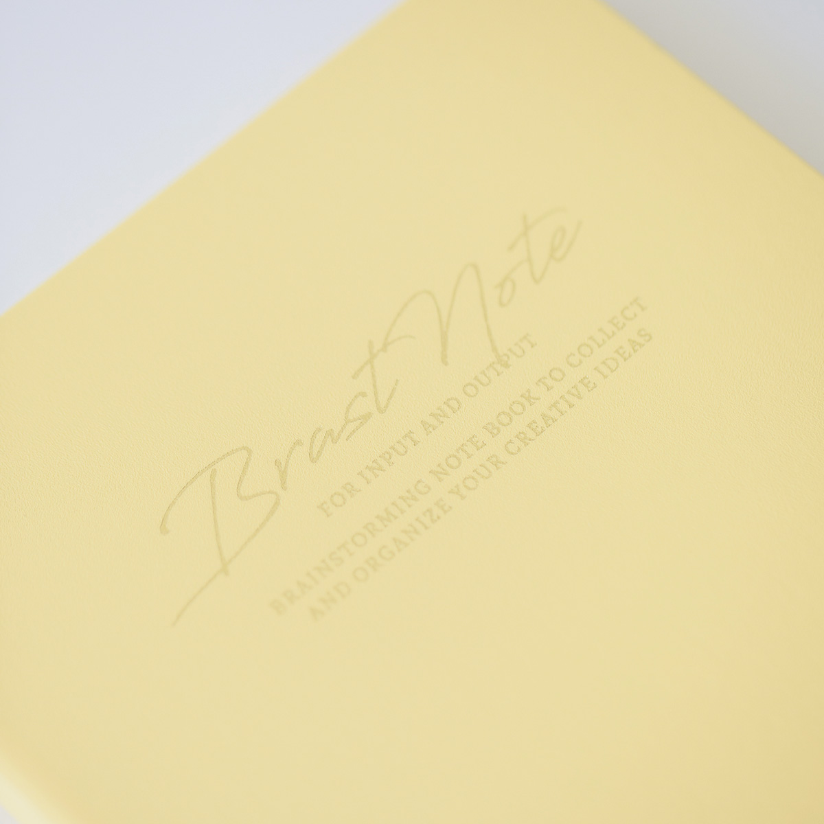 BRAST NOTE Soft Yellow