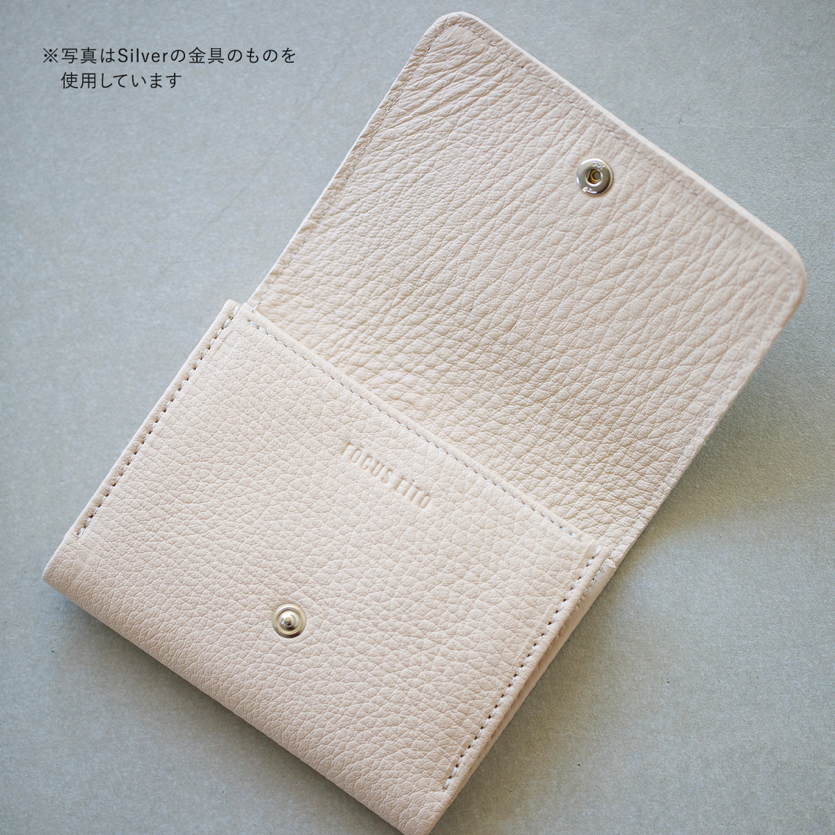 ジビエ コンパクトウォレット Linen（リネン） 金具カラー: ゴールド