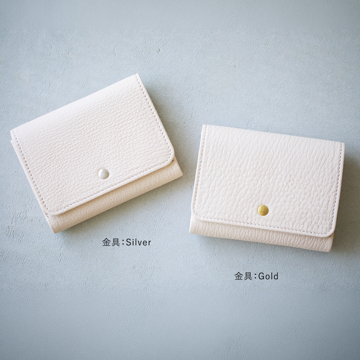 ジビエ コンパクトウォレット Linen（リネン） 金具カラー: ゴールド