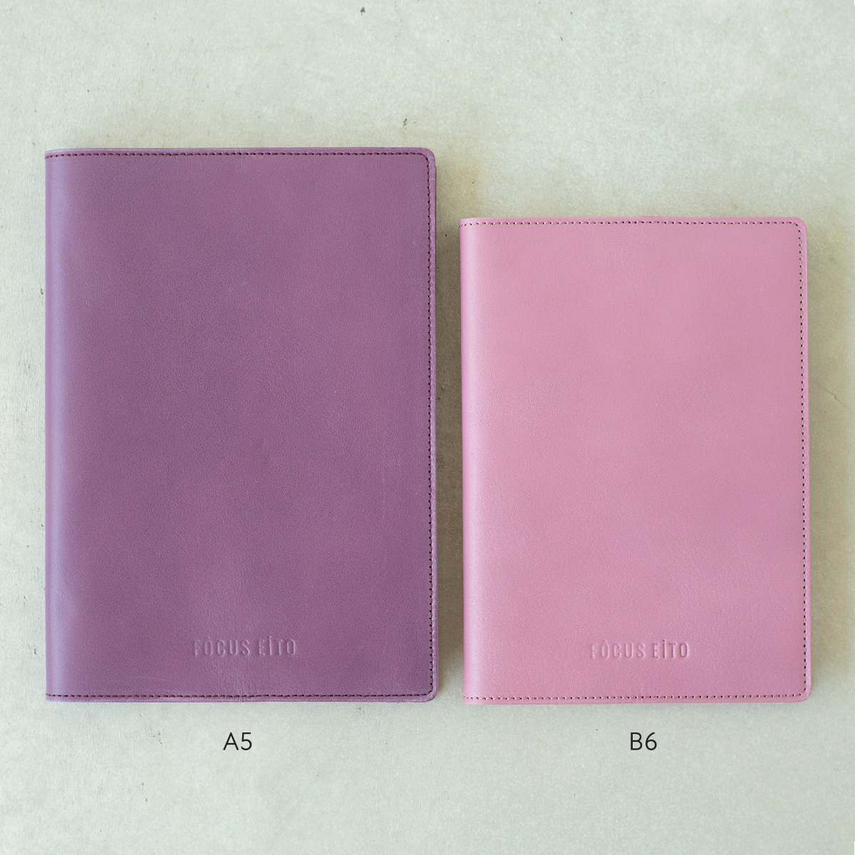 ジビエレザー手帳カバー Purple（パープル） サイズ: B6サイズ