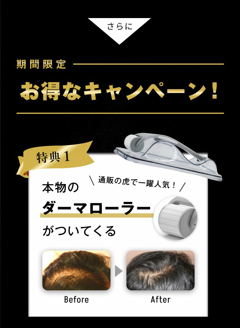 お得なキャンペーン 特典1