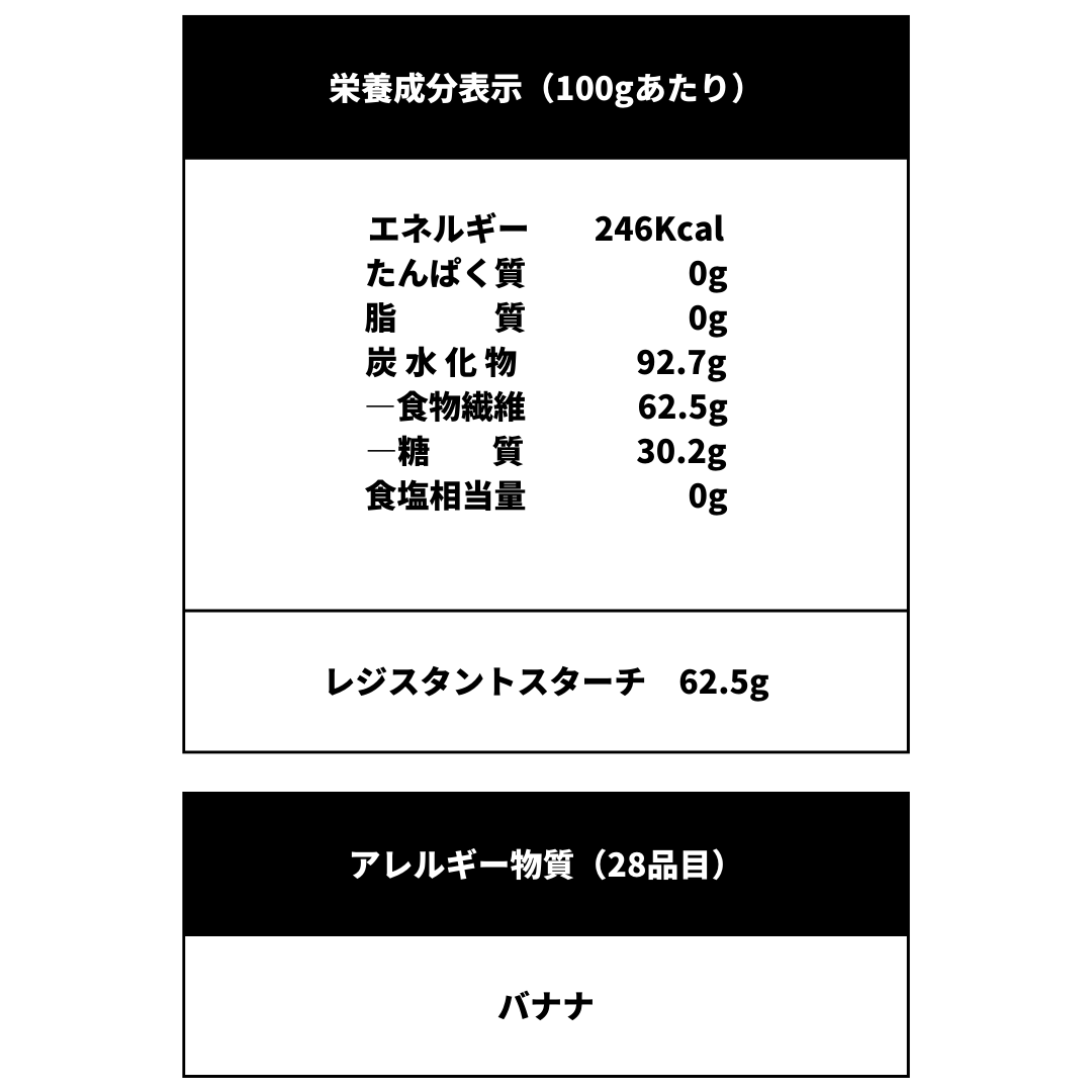 from Banana（パウダー）定期便 【有機JAS認証】