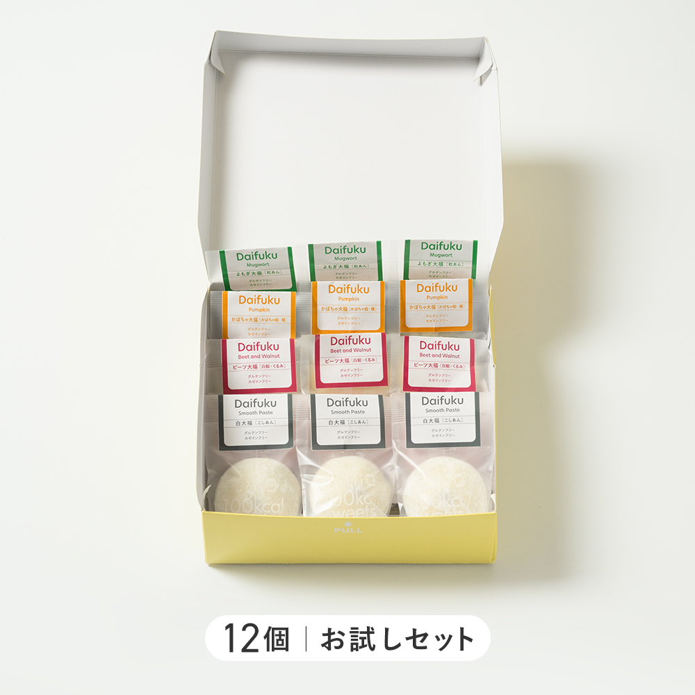 100kcal大福4種類セット 大福４種/単品: 12個｜お試しセット