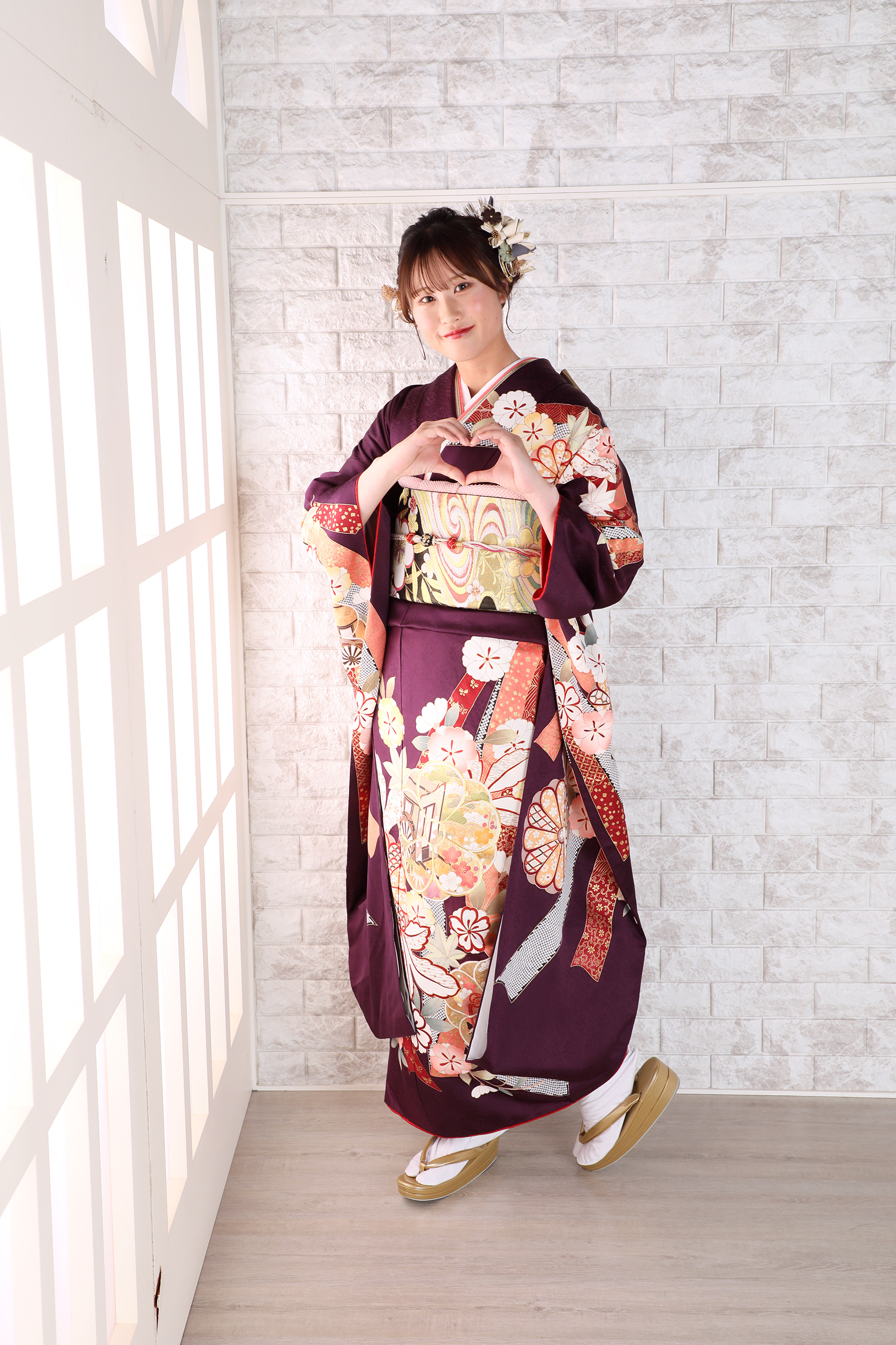 振袖レンタルNP41-<br />137,500円<br />【サイズ】Free 成人式年度: 成人式2027年1月