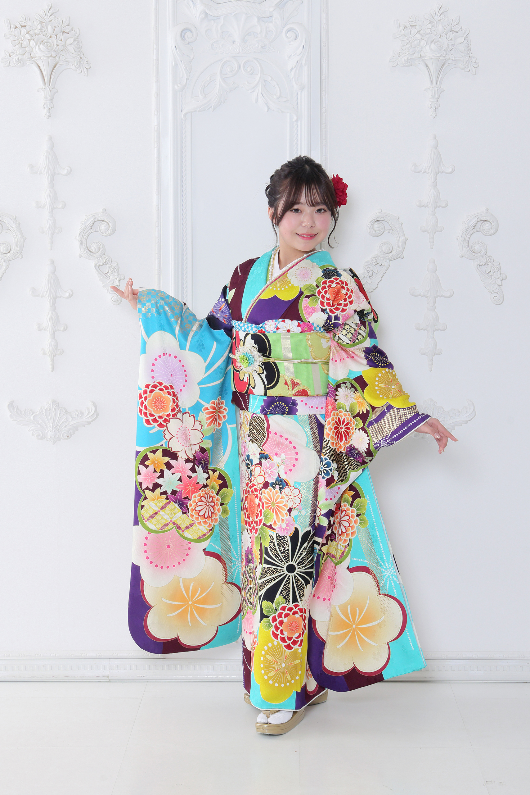 振袖レンタルNP83-<br />137,500円<br />【サイズ】Free 成人式年度: 成人式2027年1月