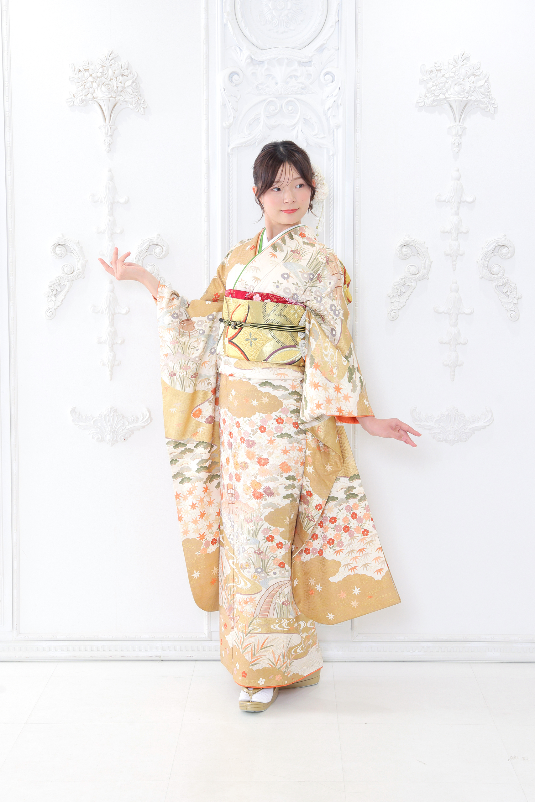 振袖レンタルNP92-<br />137,500円<br />【サイズ】Free 成人式年度: 成人式2027年1月