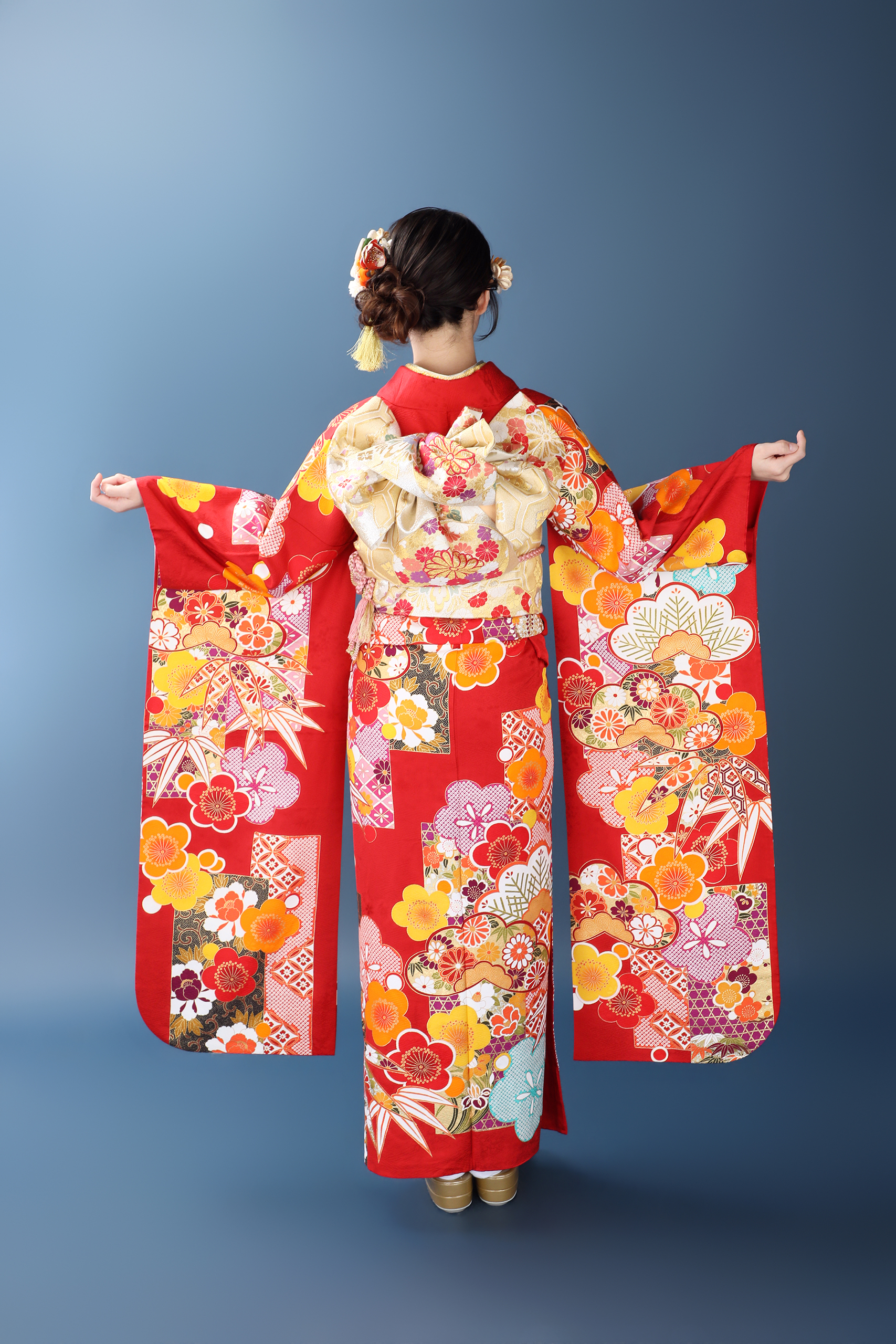 振袖レンタルNP12-<br />82,500円<br />【サイズ】Free 成人式年度: 成人式2027年1月