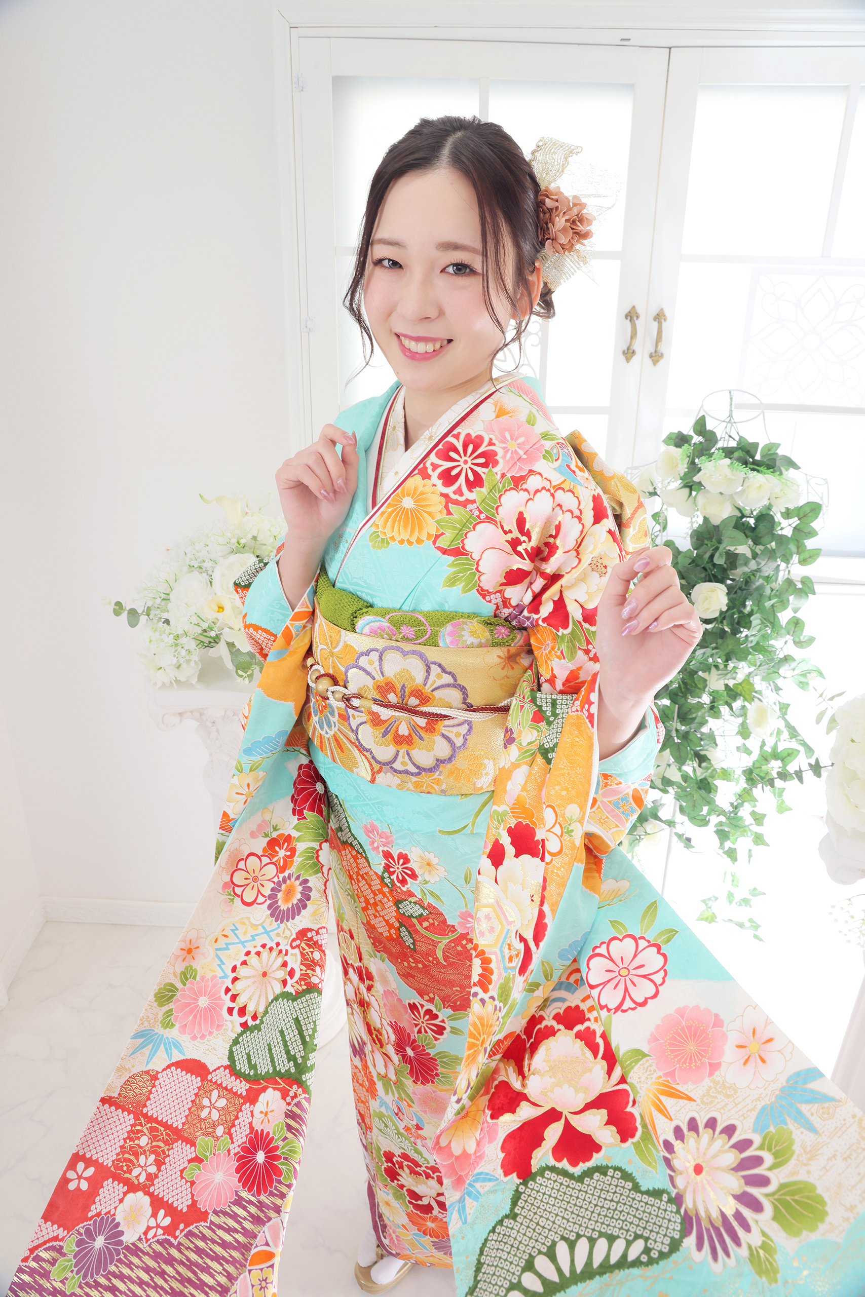 振袖レンタルNP60-<br />137,500円<br />【サイズ】Free 成人式年度: 成人式2027年1月