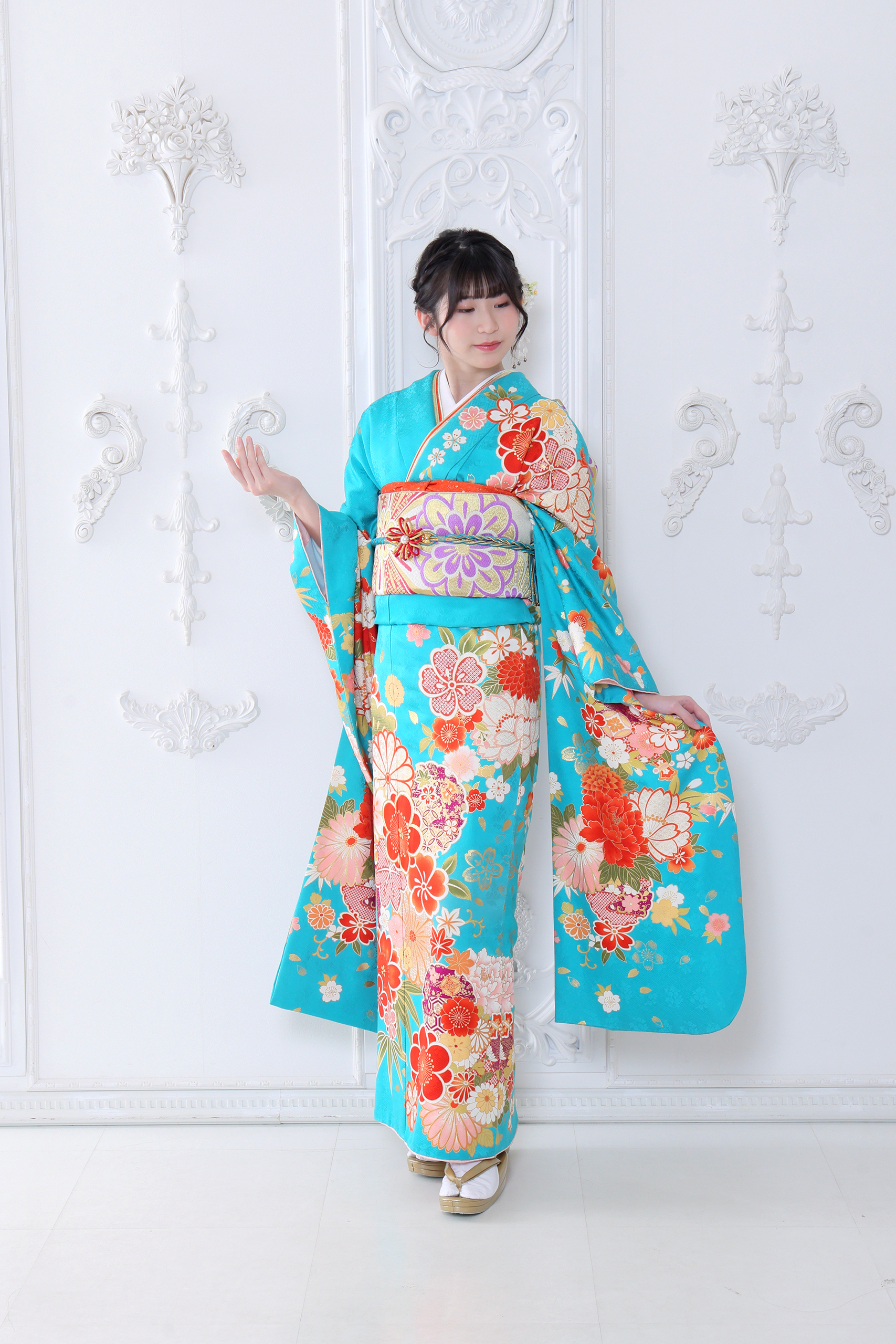 振袖レンタルNP99-<br />137,500円<br />【サイズ】Free 成人式年度: 成人式2027年1月