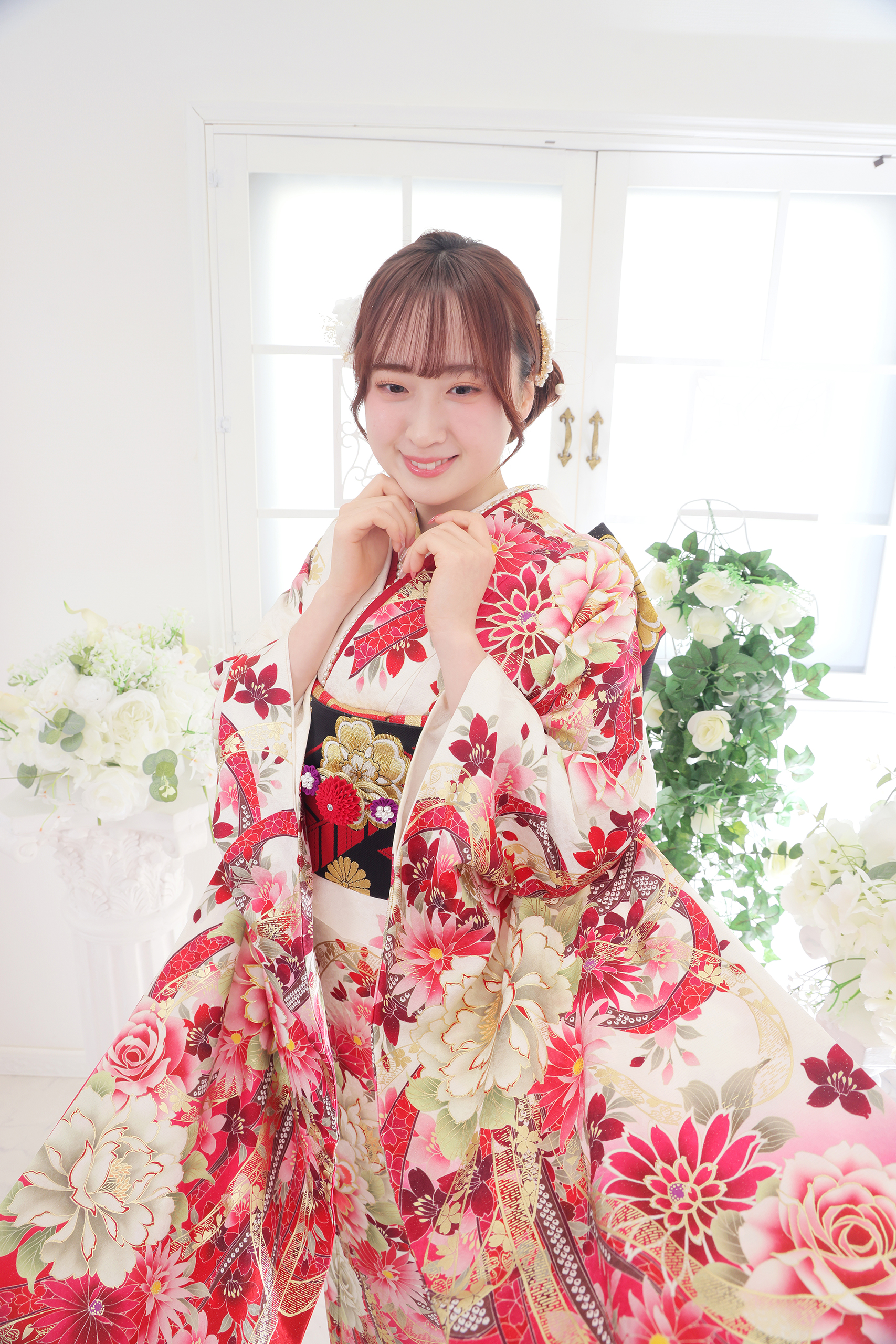 振袖レンタルNP58-<br />137,500円<br />【サイズ】Free 成人式年度: 成人式2027年1月