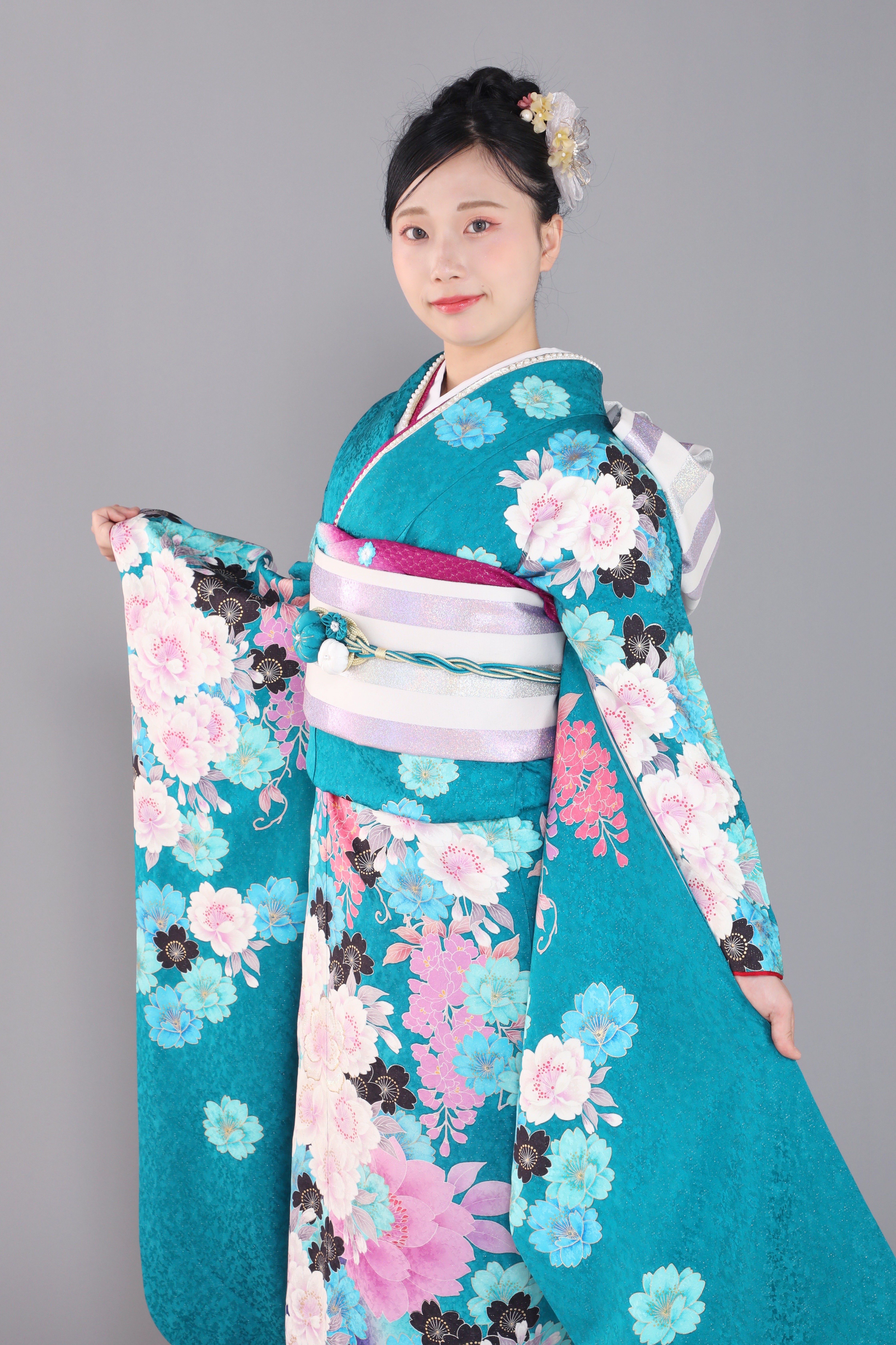 振袖レンタルNP112-<br />137,500円<br />【サイズ】F- 成人式年度: 成人式2027年1月