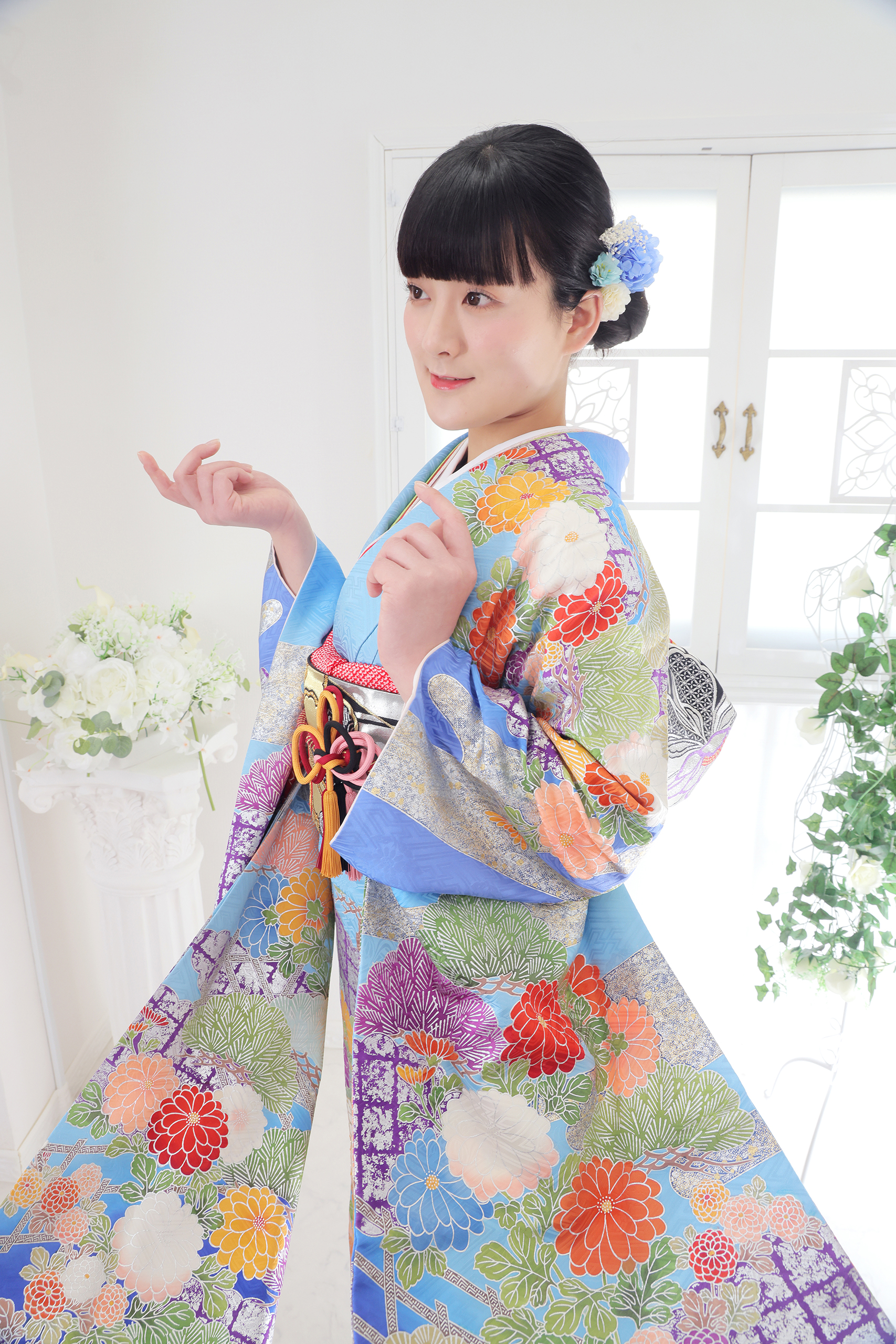 振袖レンタルNP56-<br />137,500円<br />【サイズ】Free 成人式年度: 成人式2027年1月