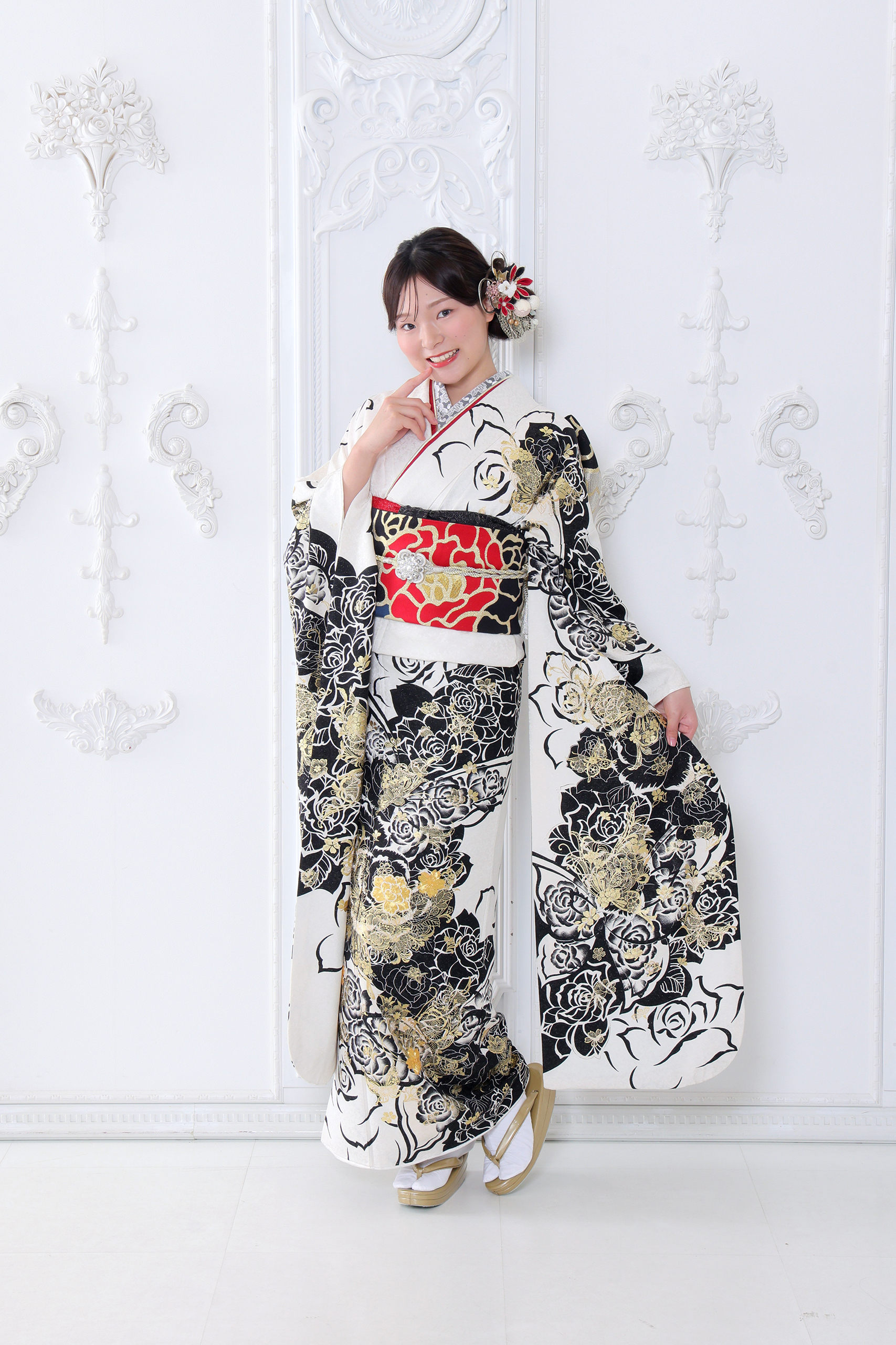 振袖レンタルNP95-<br />137,500円<br />【サイズ】Free 成人式年度: 成人式2027年1月