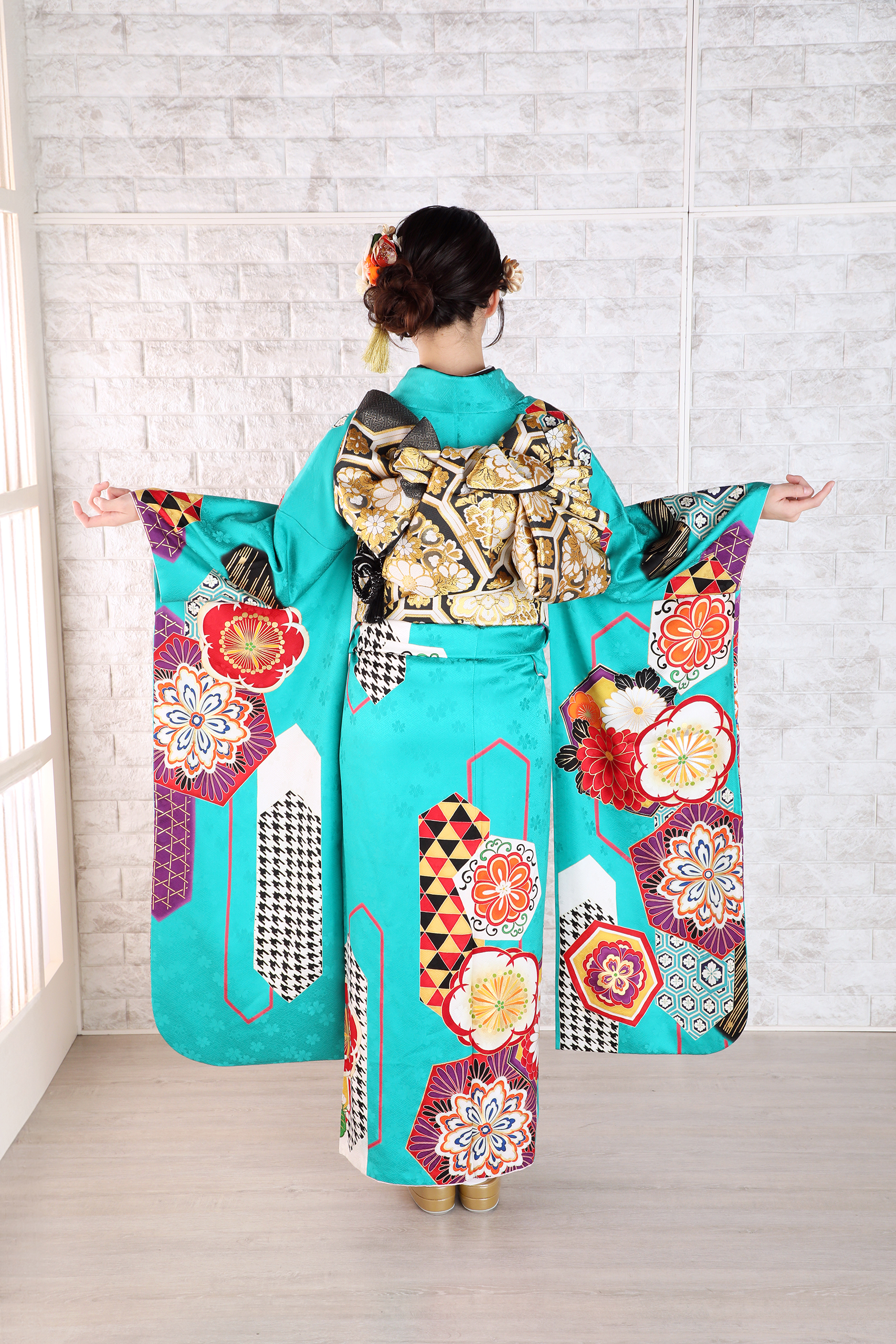 振袖レンタルNP15-<br />137,500円<br />【サイズ】Free 成人式年度: 成人式2027年1月