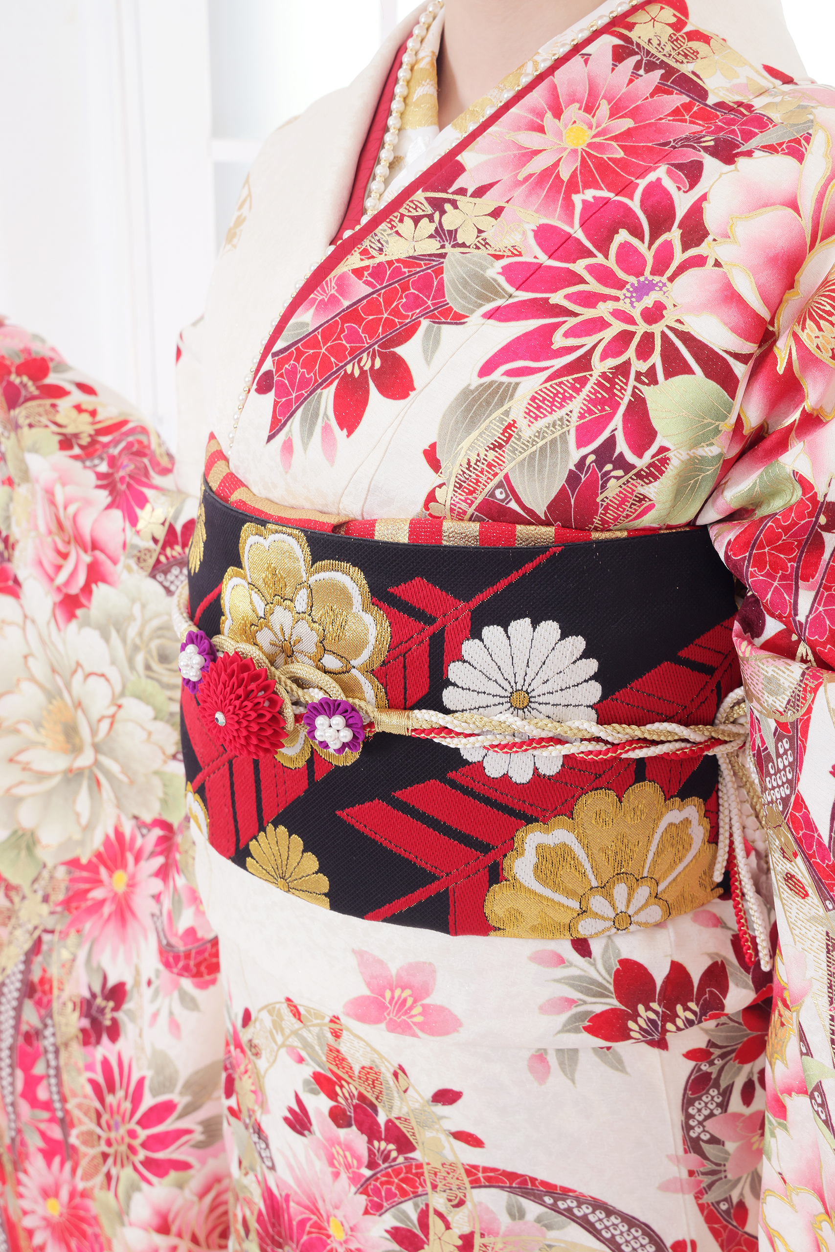 振袖レンタルNP58-<br />137,500円<br />【サイズ】Free 成人式年度: 成人式2027年1月