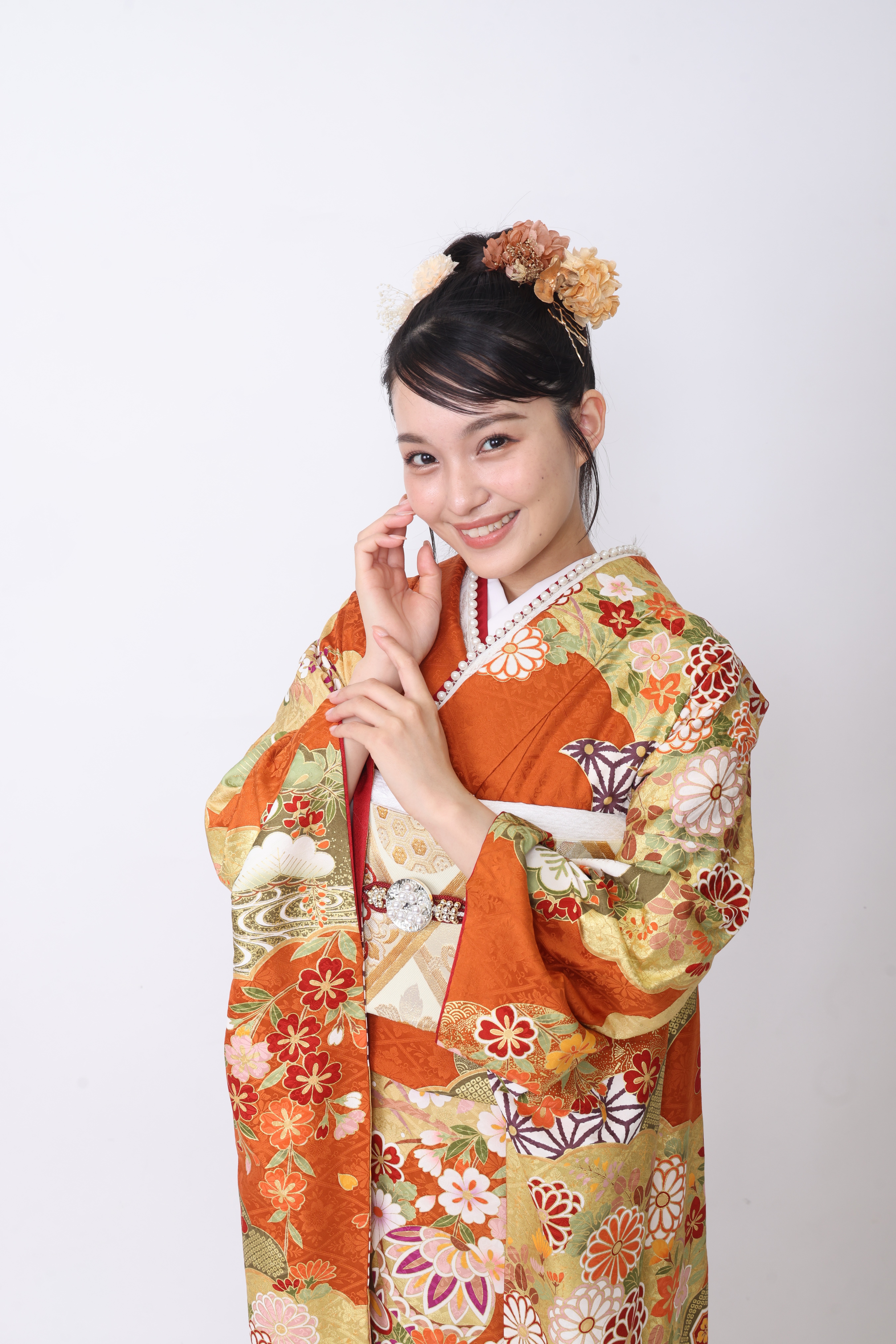 振袖レンタルNP52-<br />137,500円<br />　【サイズ】Free 成人式年度: 成人式2027年1月