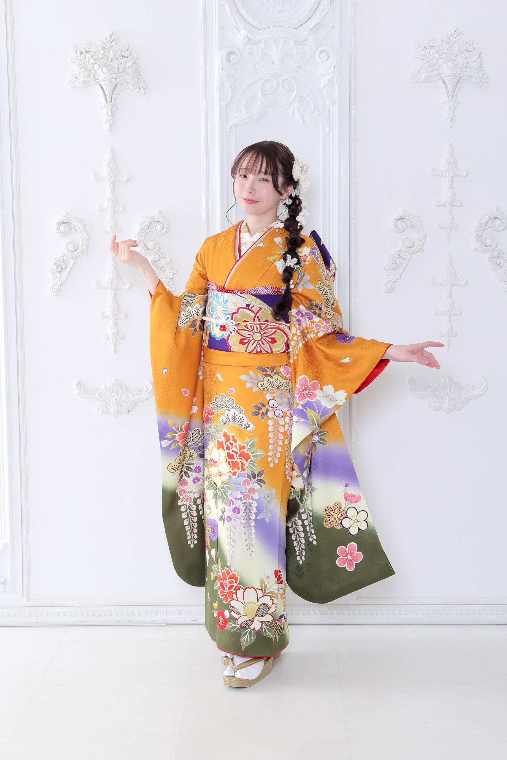 振袖レンタルNP71-<br />137,500円<br />【サイズ】Free 成人式年度: 成人式2027年1月