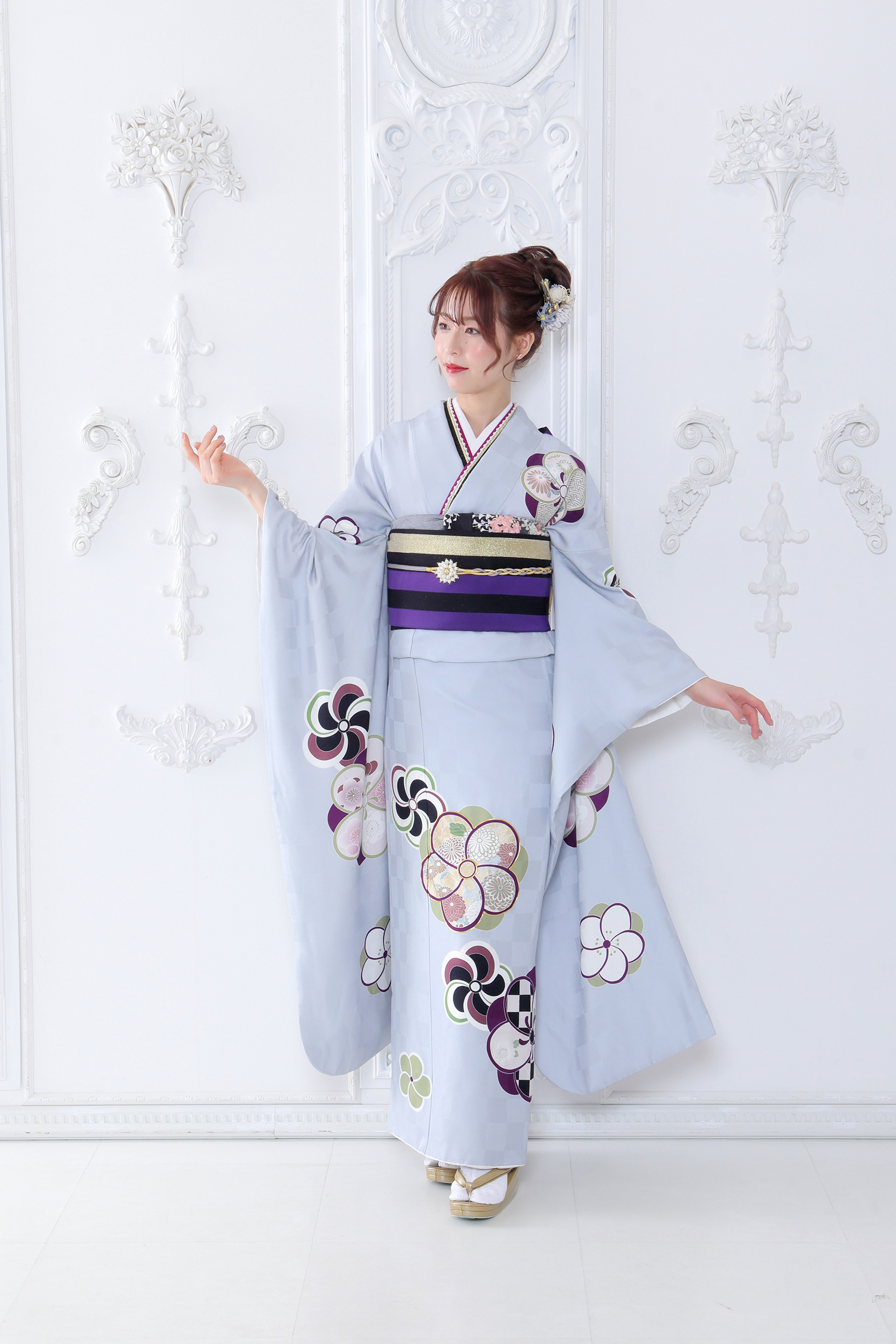 振袖レンタルNP105-<br />192,500円<br />【サイズ】Free 成人式年度: 成人式2027年1月