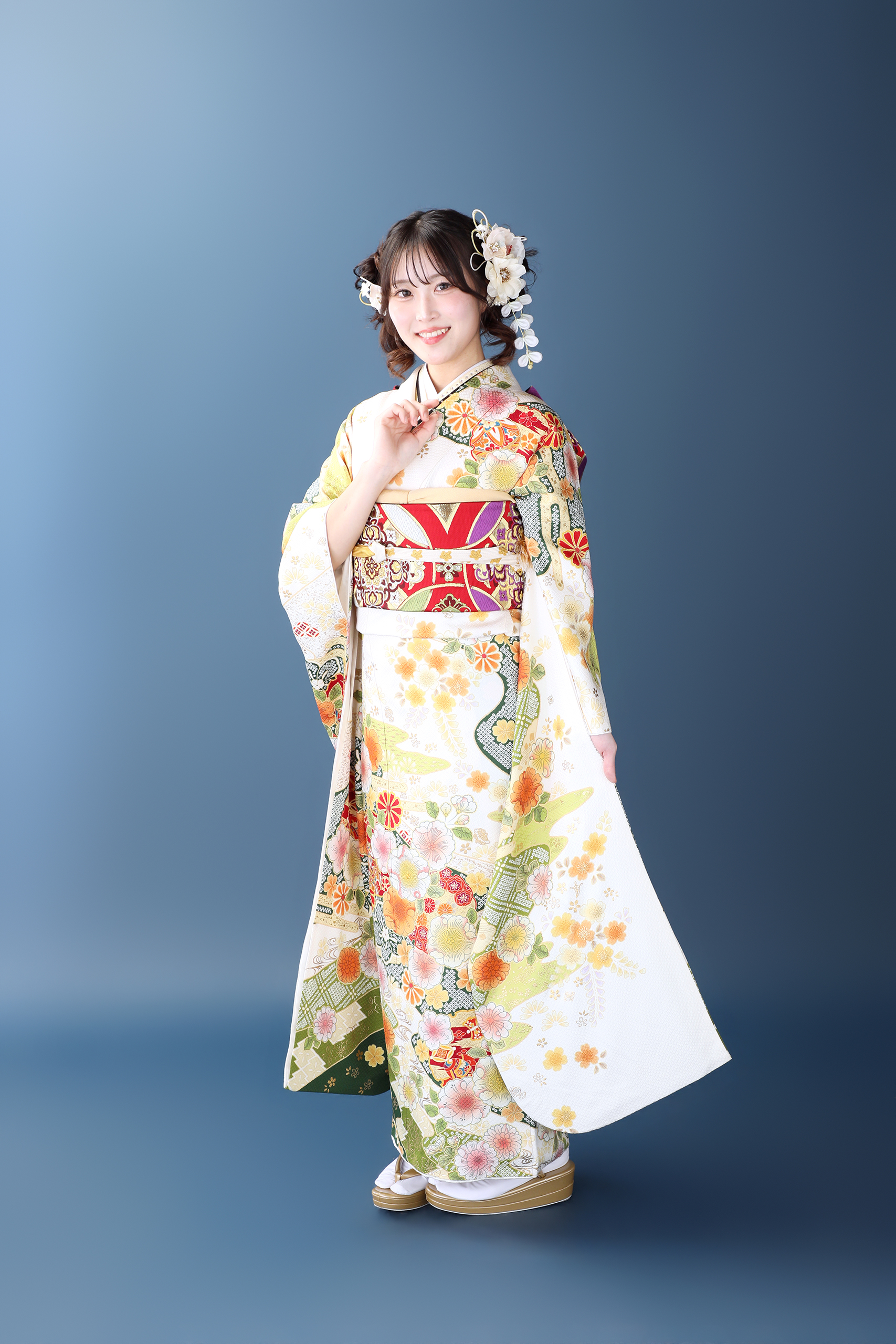 振袖レンタルNP38-<br />137,500円<br />【サイズ】Free 成人式年度: 成人式2027年1月