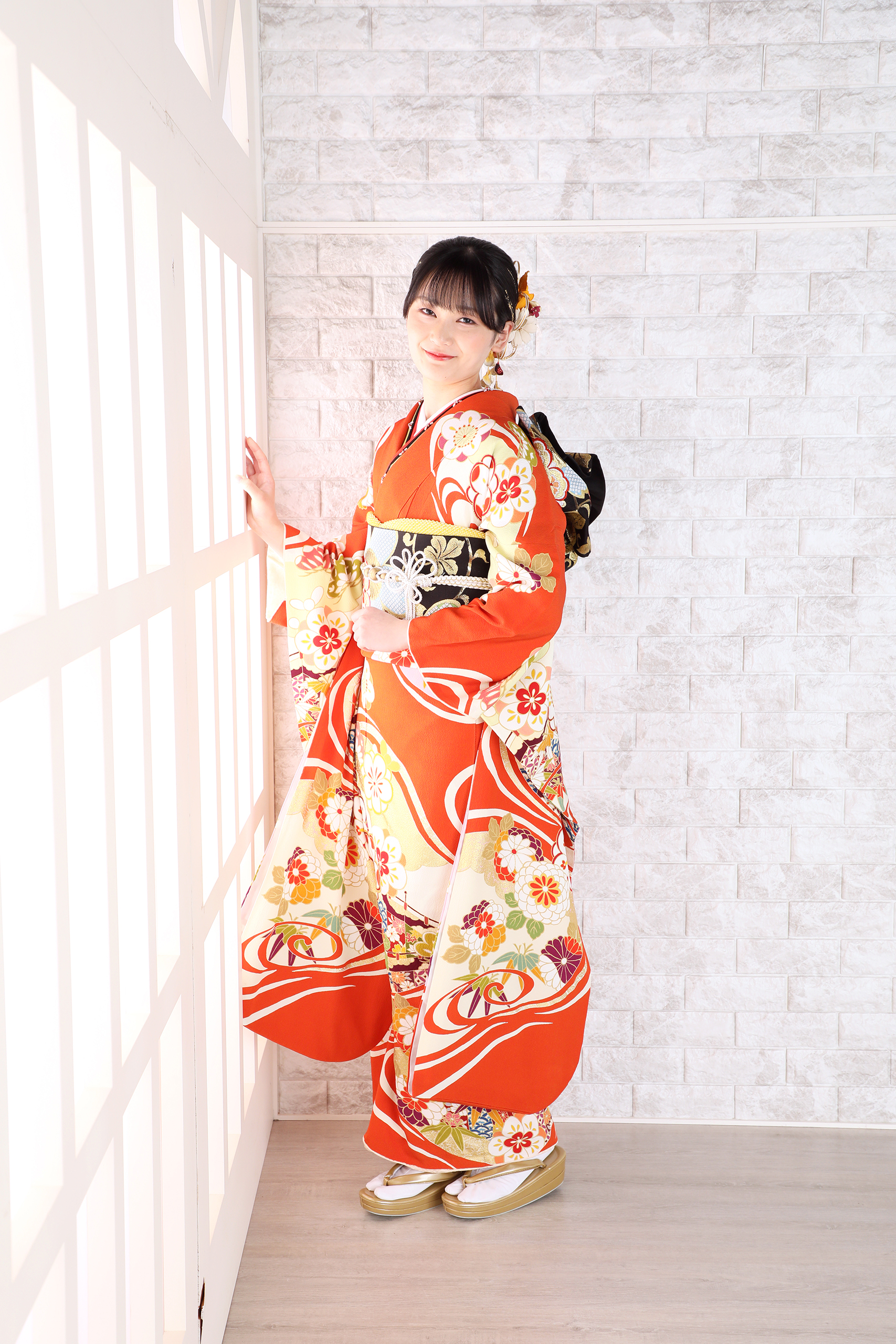 振袖レンタルNP45-<br />137,500円<br />【サイズ】Free 成人式年度: 成人式2027年1月