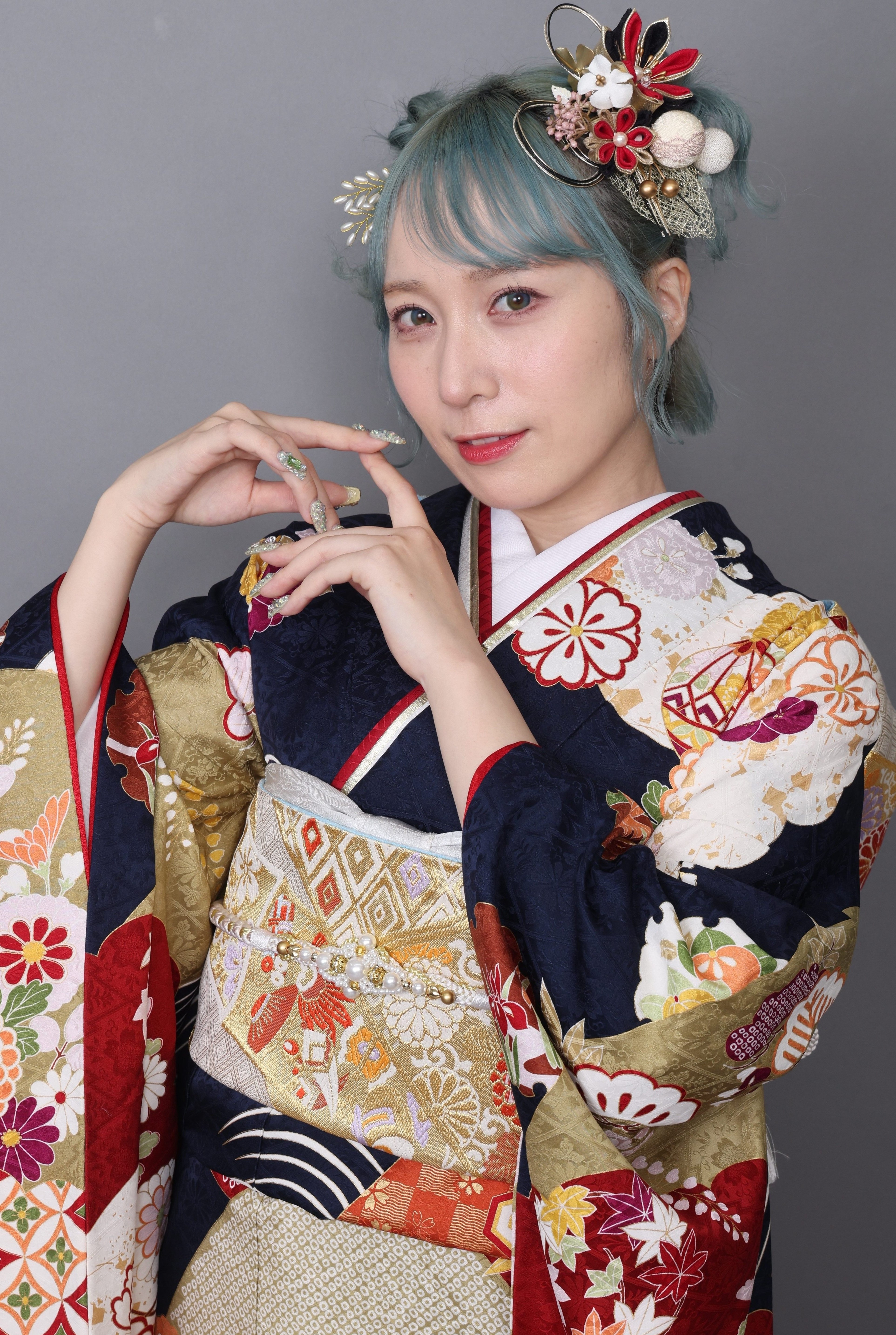 振袖レンタルNP51-<br />137,500円<br />　【サイズ】Free 成人式年度: 成人式2027年1月
