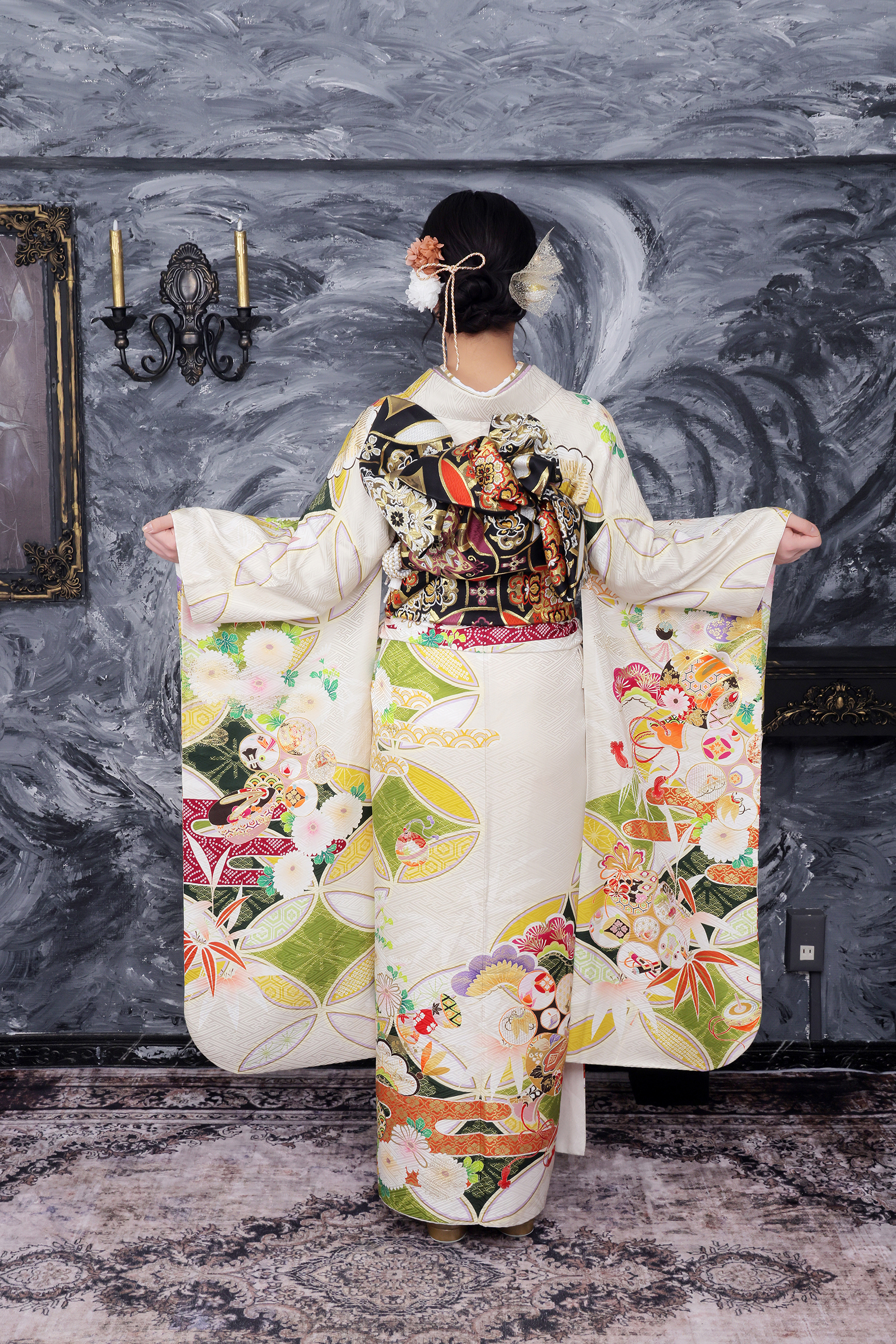 振袖レンタルNP62-<br />137,500円<br />【サイズ】Free 成人式年度: 成人式2027年1月