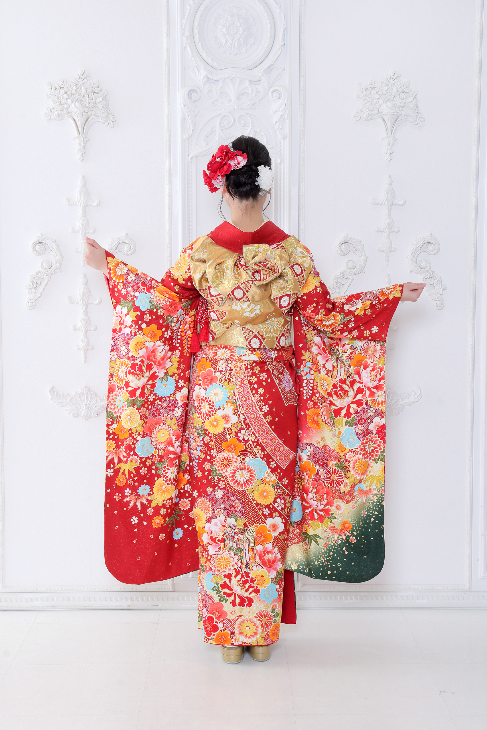 振袖レンタルNP80-<br />82,500円<br />【サイズ】Free 成人式年度: 成人式2027年1月