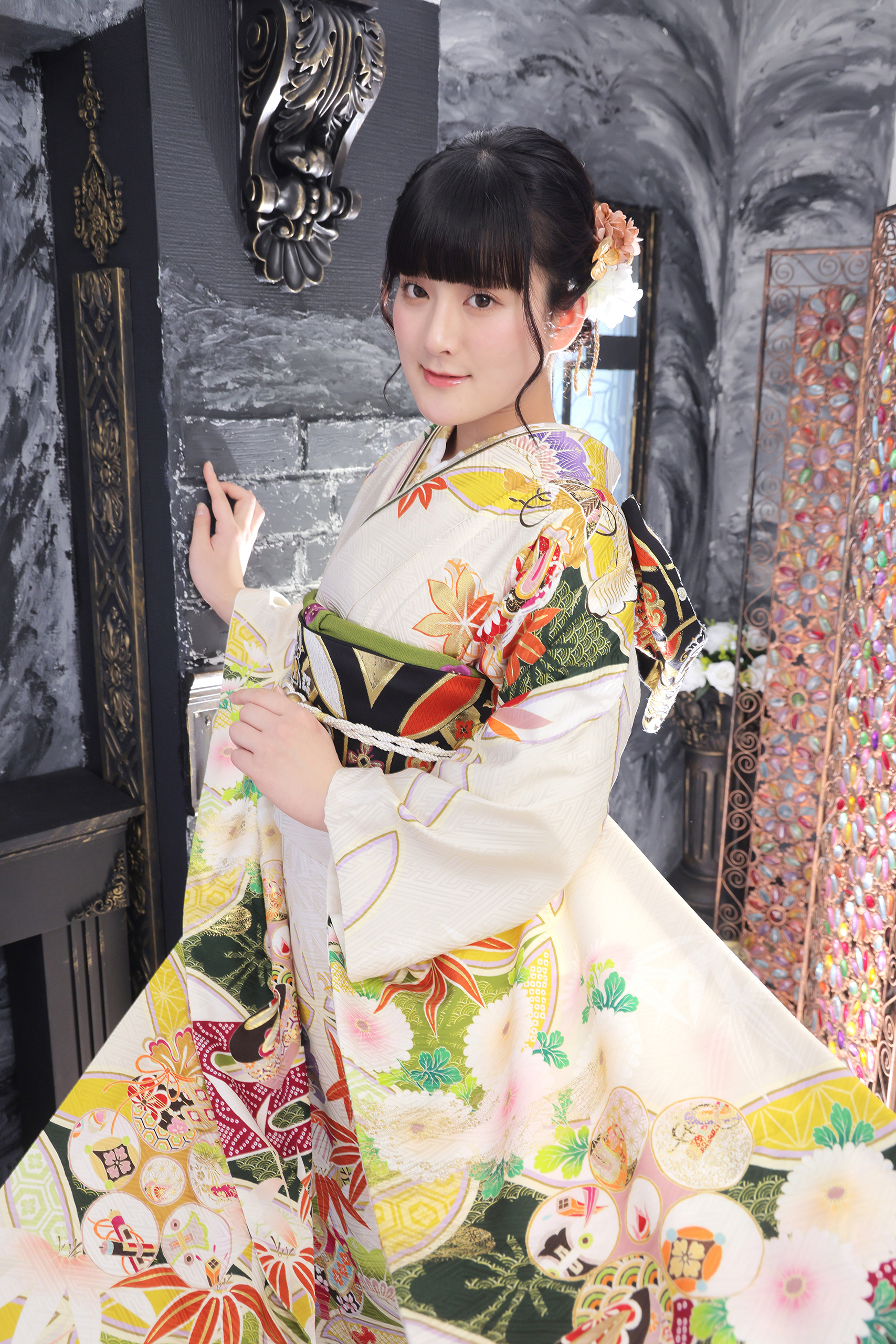 振袖レンタルNP62-<br />137,500円<br />【サイズ】Free 成人式年度: 成人式2027年1月