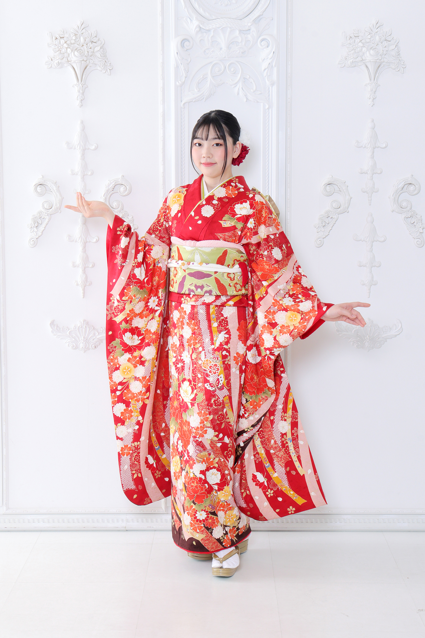 振袖レンタルNP101-<br />137,500円<br />【サイズ】Free 成人式年度: 成人式2027年1月